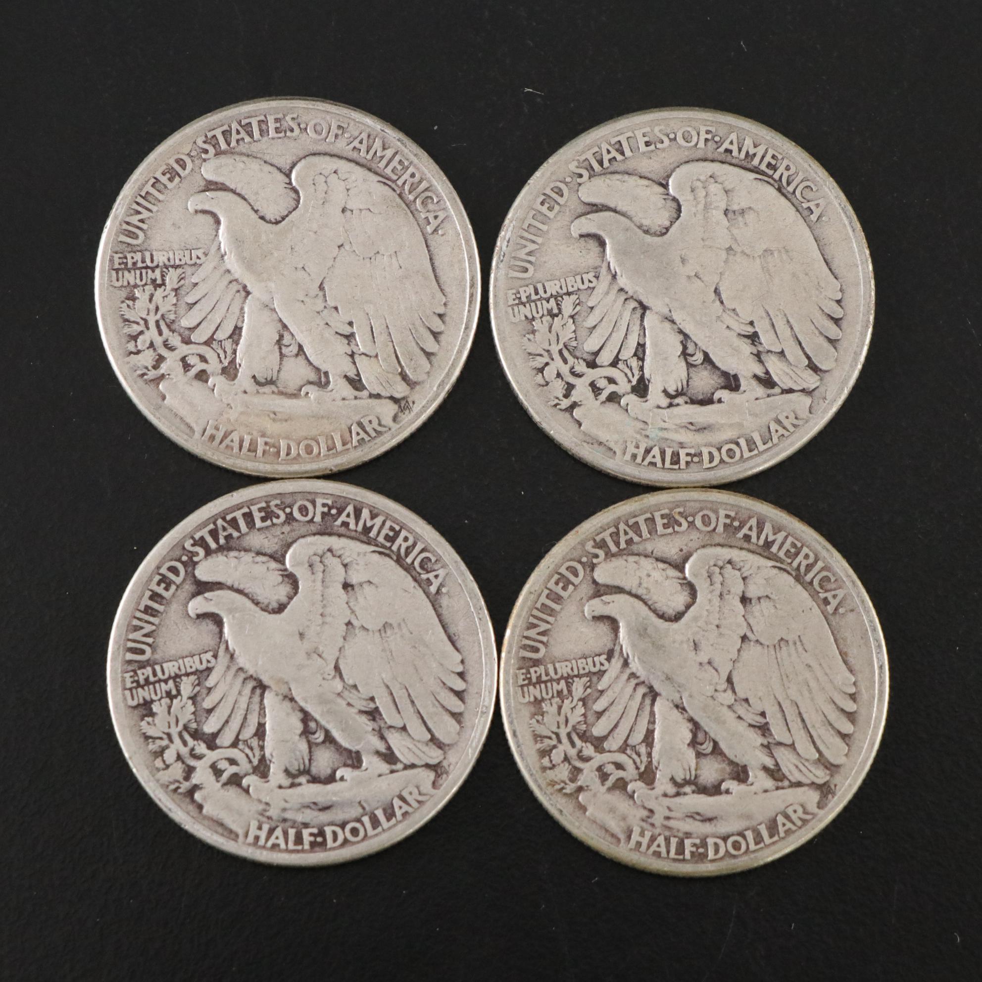 Twenty-Five Walking Liberty Silver Half Dollars