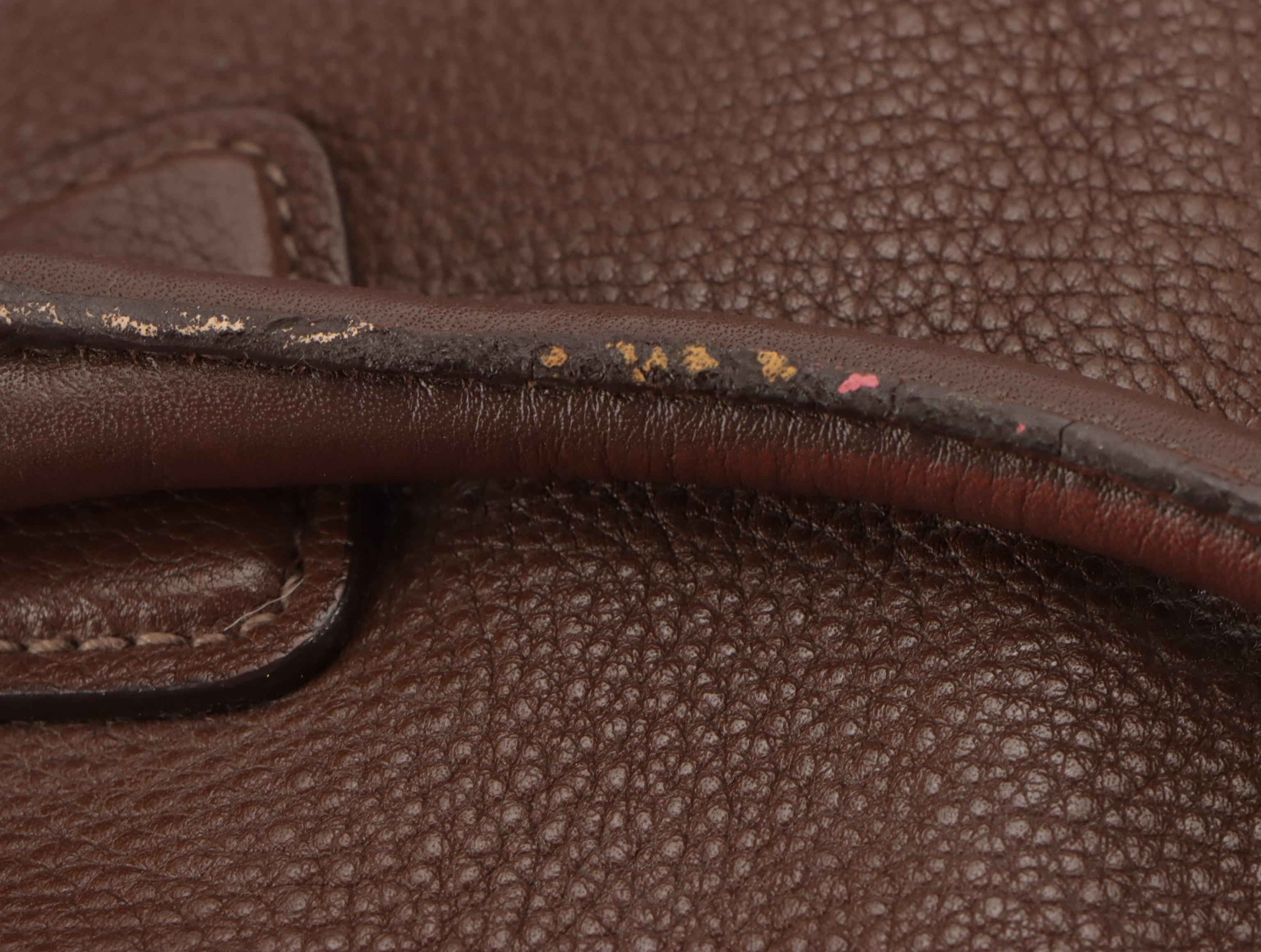 Prada Bonnie Two Way Bag in Brown Leather