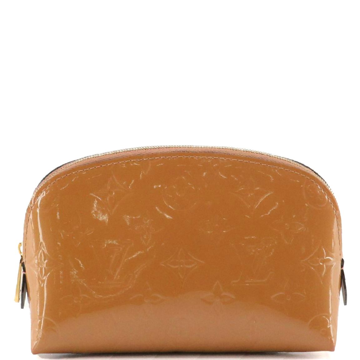 Louis Vuitton Cosmetics Pochette in Noisette Monogram Vernis