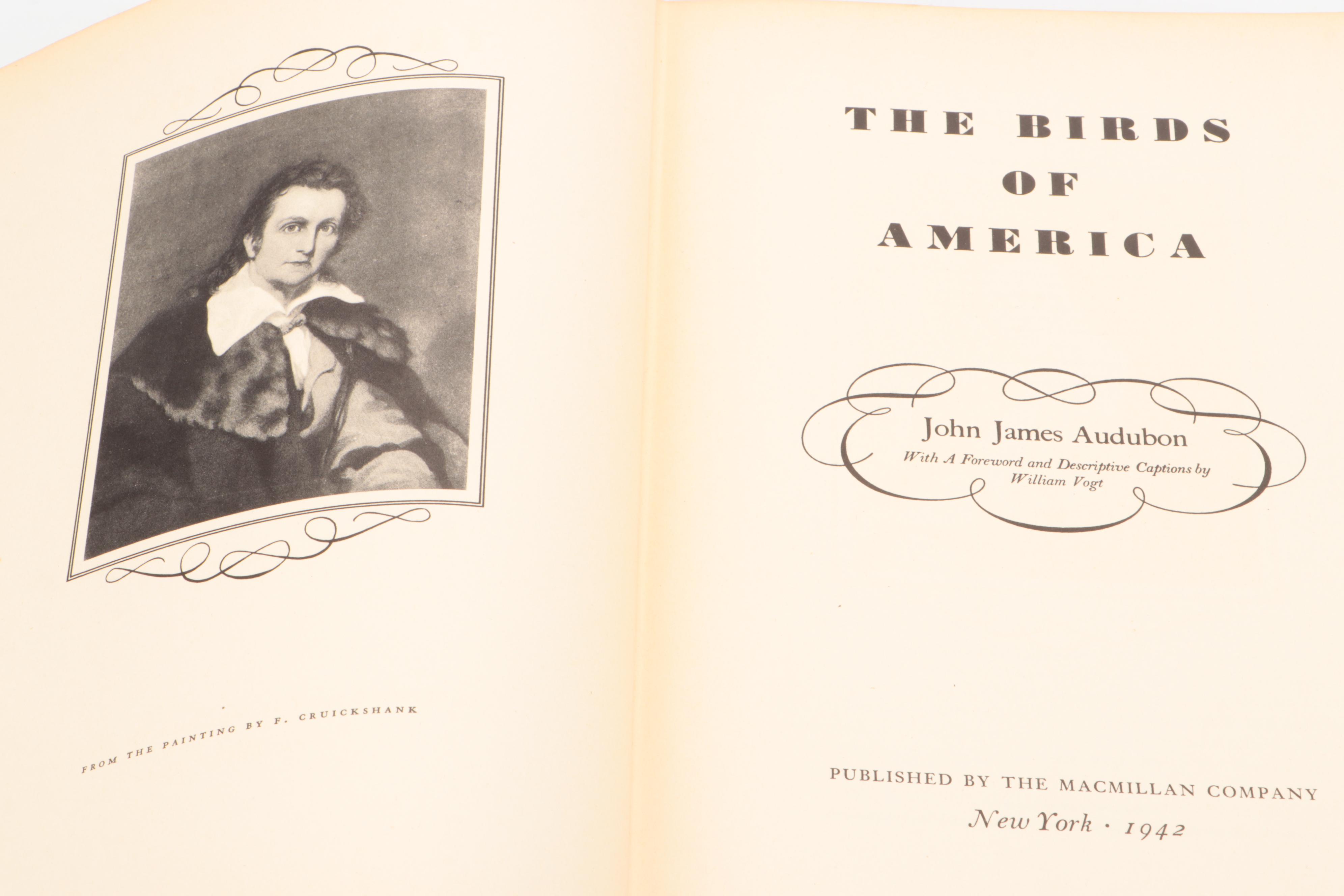 Third Printing "The Birds of America" by John James Audubon, 1942