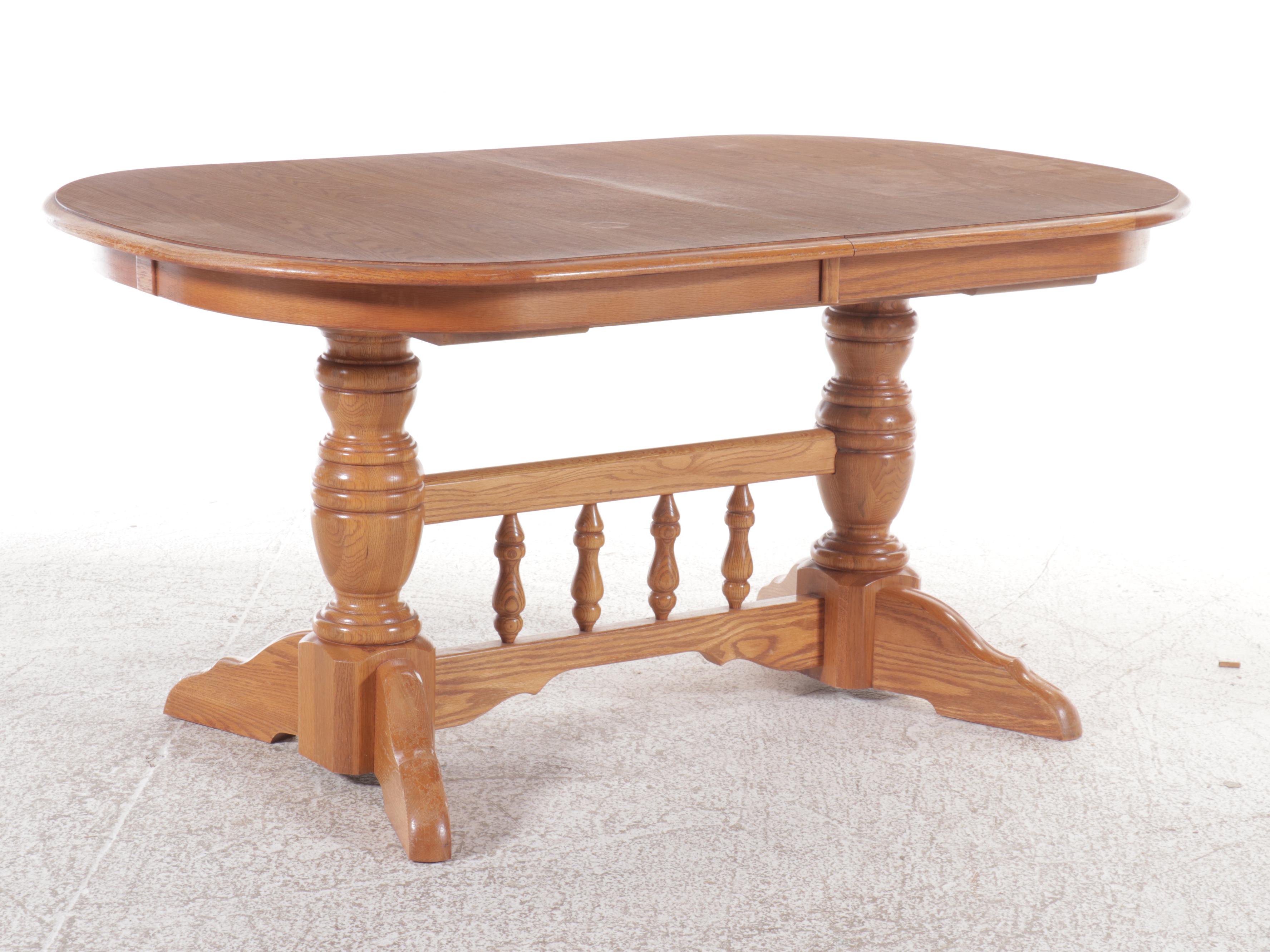 Virginia House Oak Five-Piece Dining Set