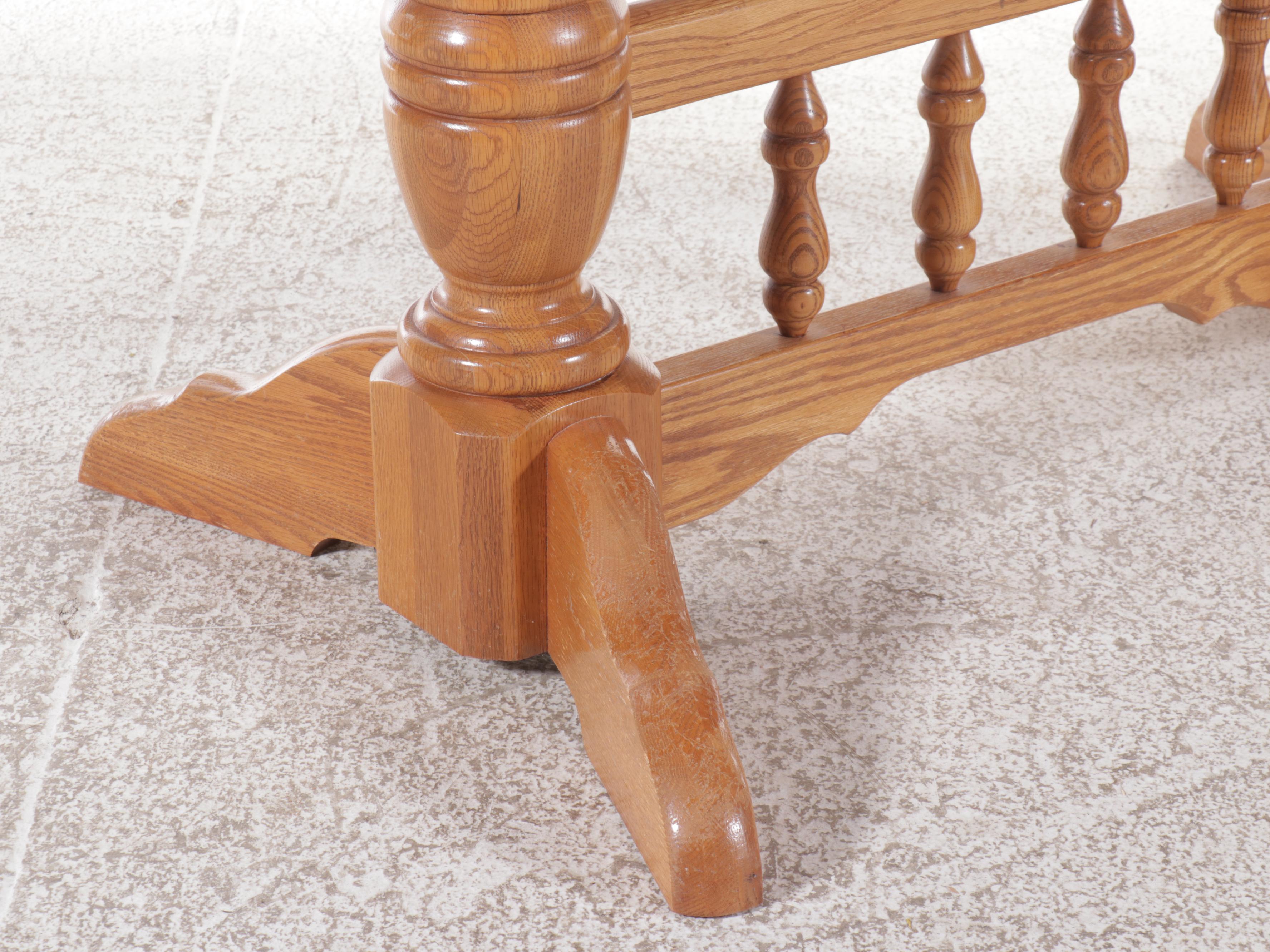 Virginia House Oak Five-Piece Dining Set