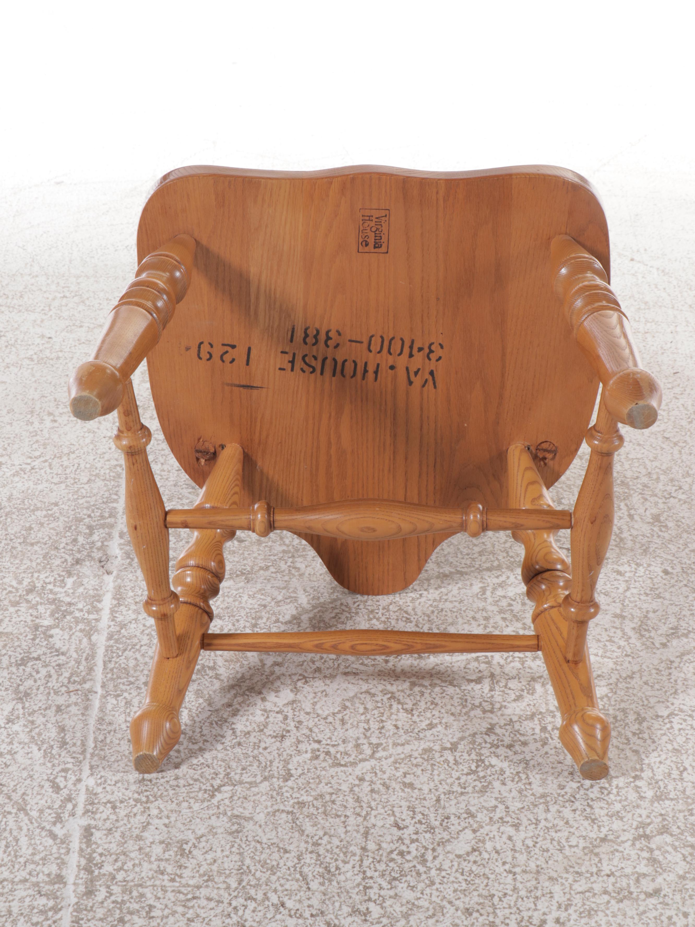 Virginia House Oak Five-Piece Dining Set