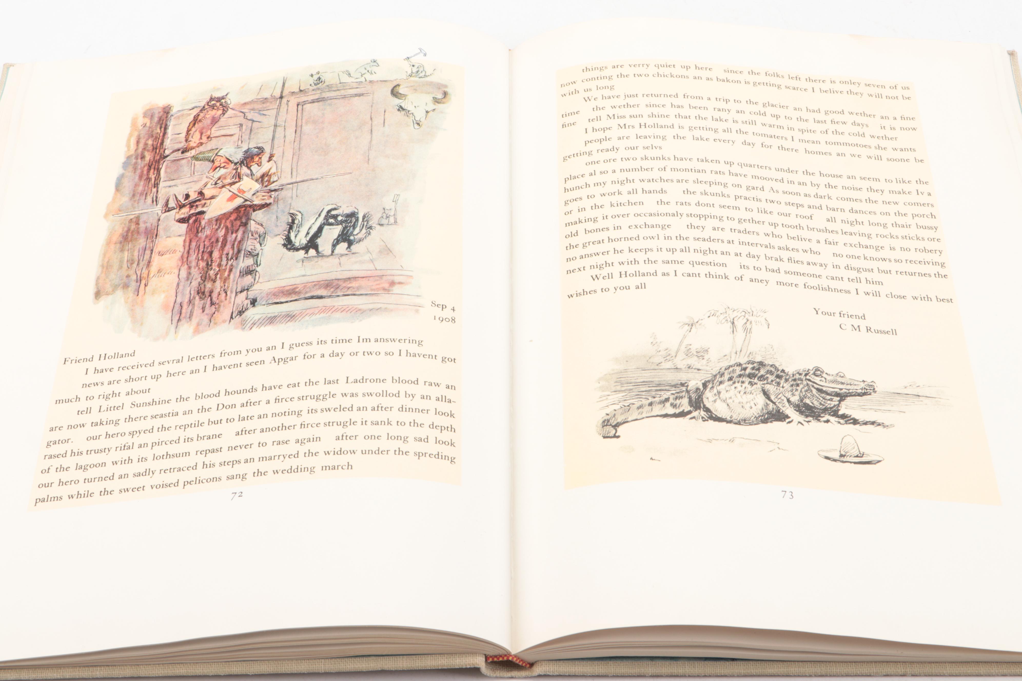 First Printing "Good Medicine: The Illustrated Letters of Charles M. Russell"
