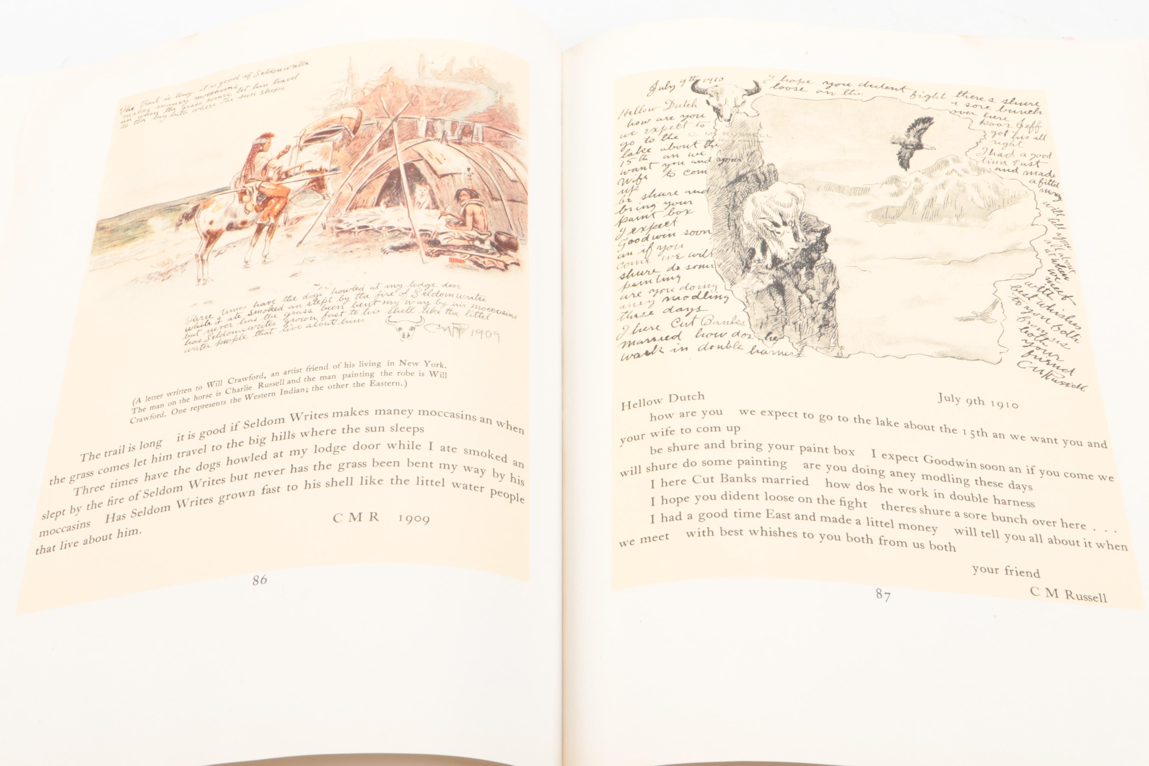 First Printing "Good Medicine: The Illustrated Letters of Charles M. Russell"