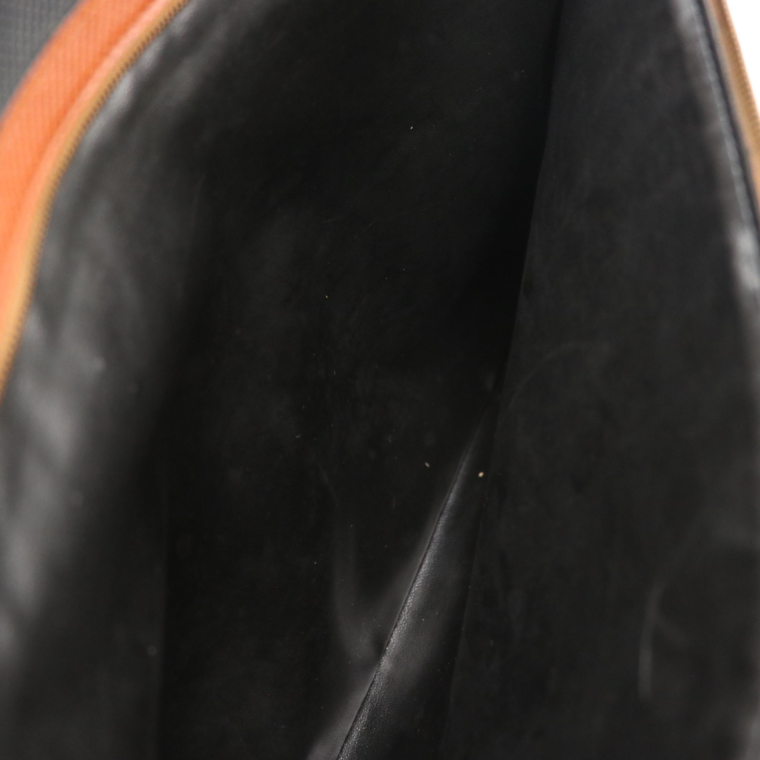 Bottega Veneta Portfolio Case Clutch in Rubberized Canvas with Leather Trim