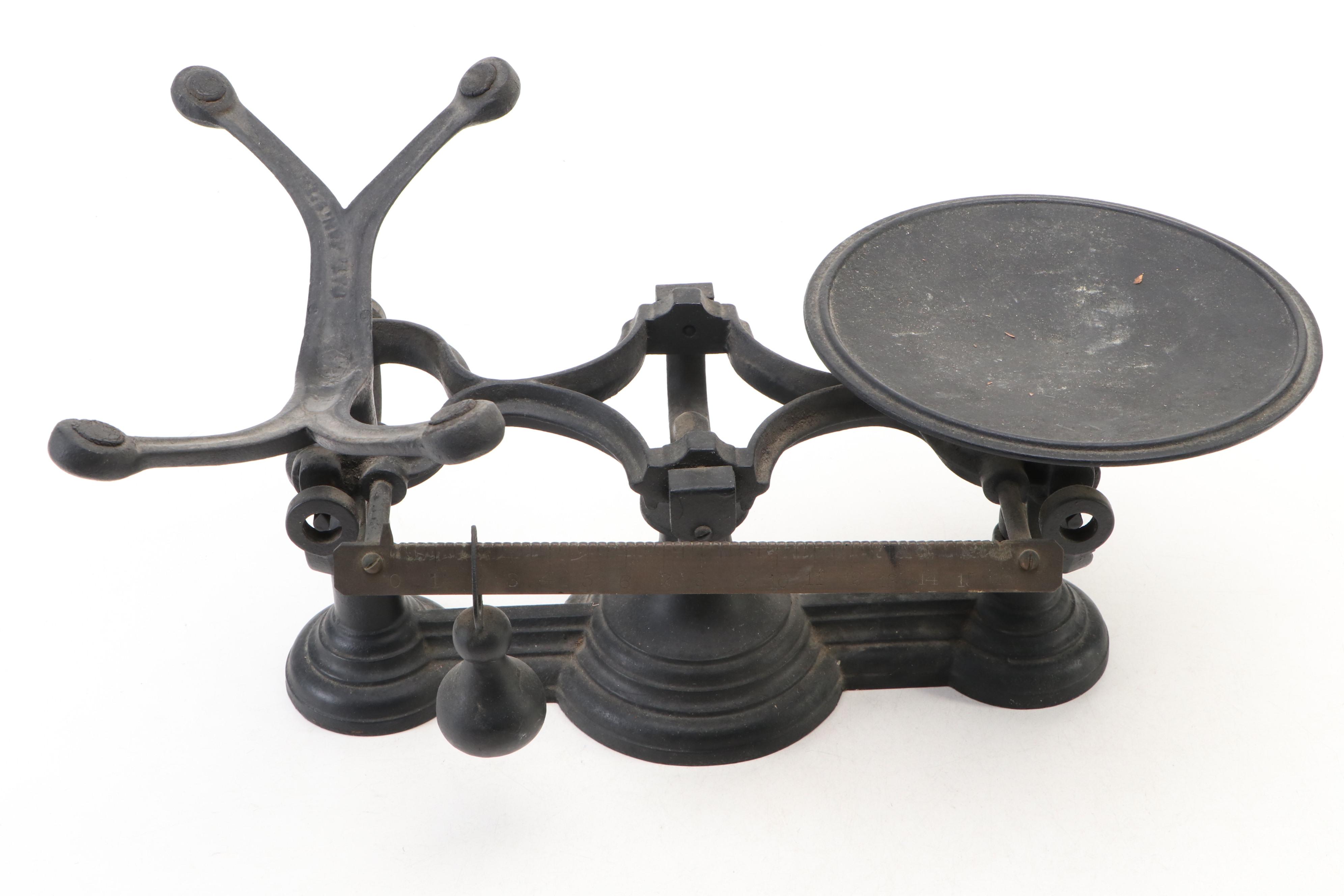 Skeleton Key Assemblage with Cast Iron Balance Scale and More