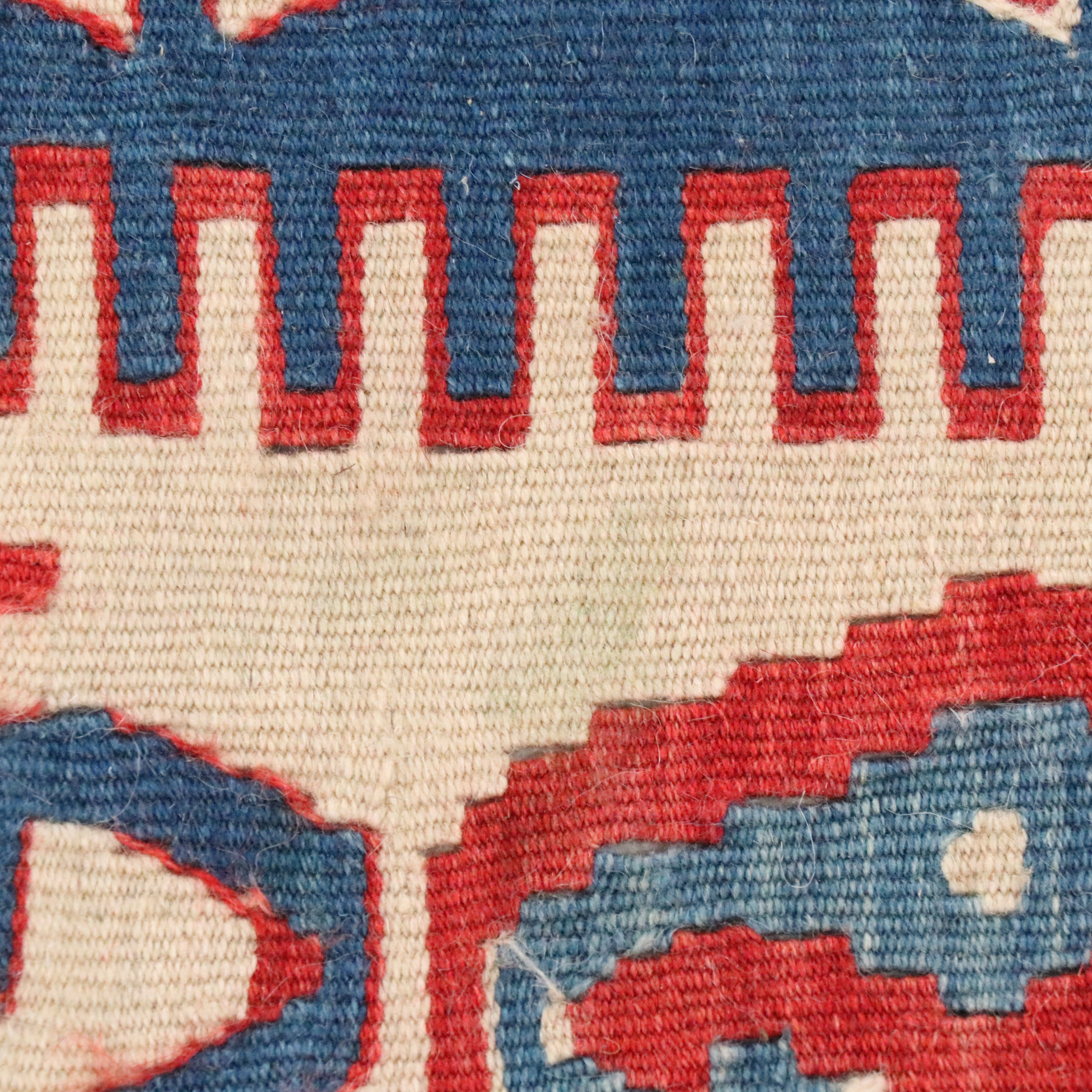 3'7 x 6'1 Handwoven Turkish Bergama Kilim Area Rug