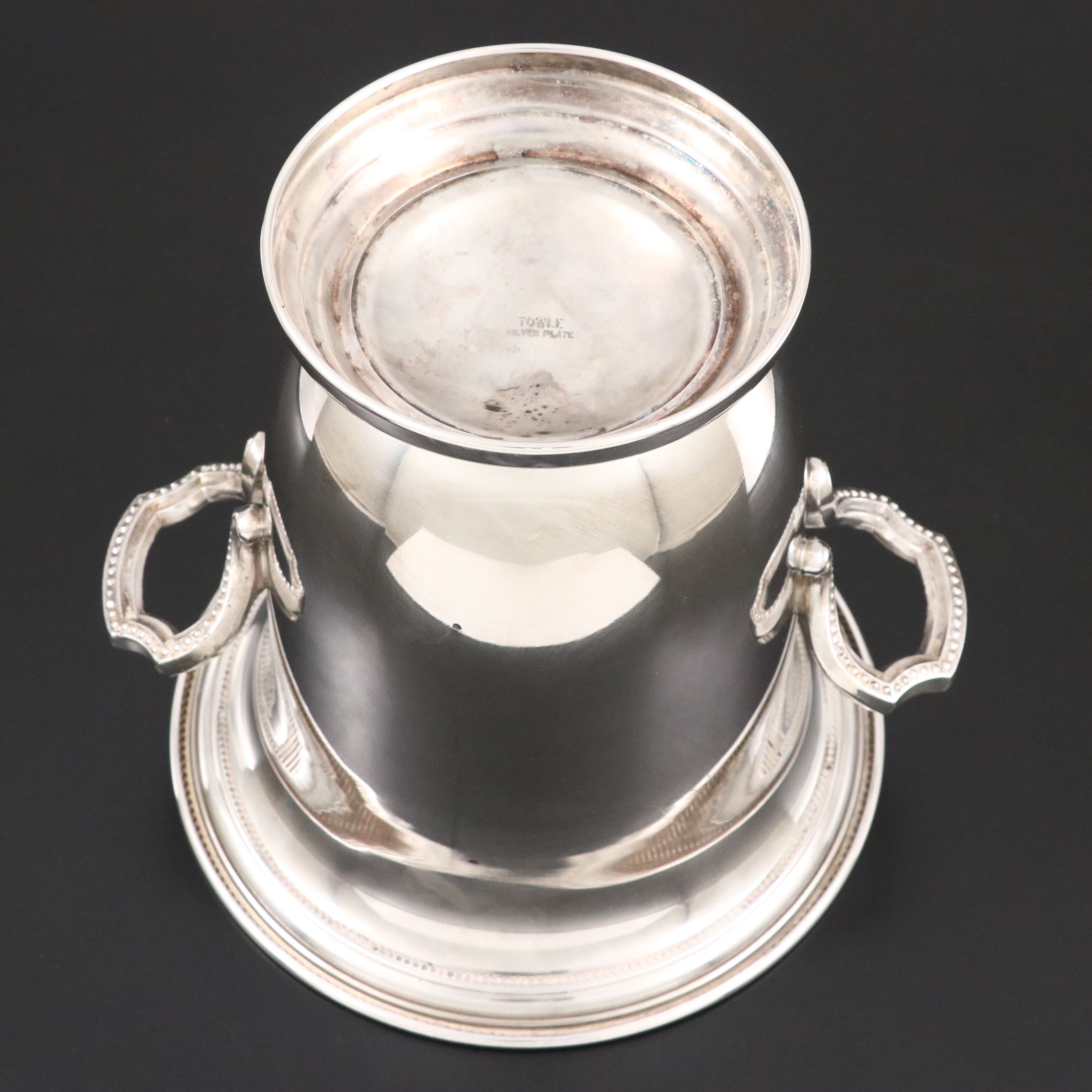 Vintage Towle Silver Plate Champagne Ice Bucket