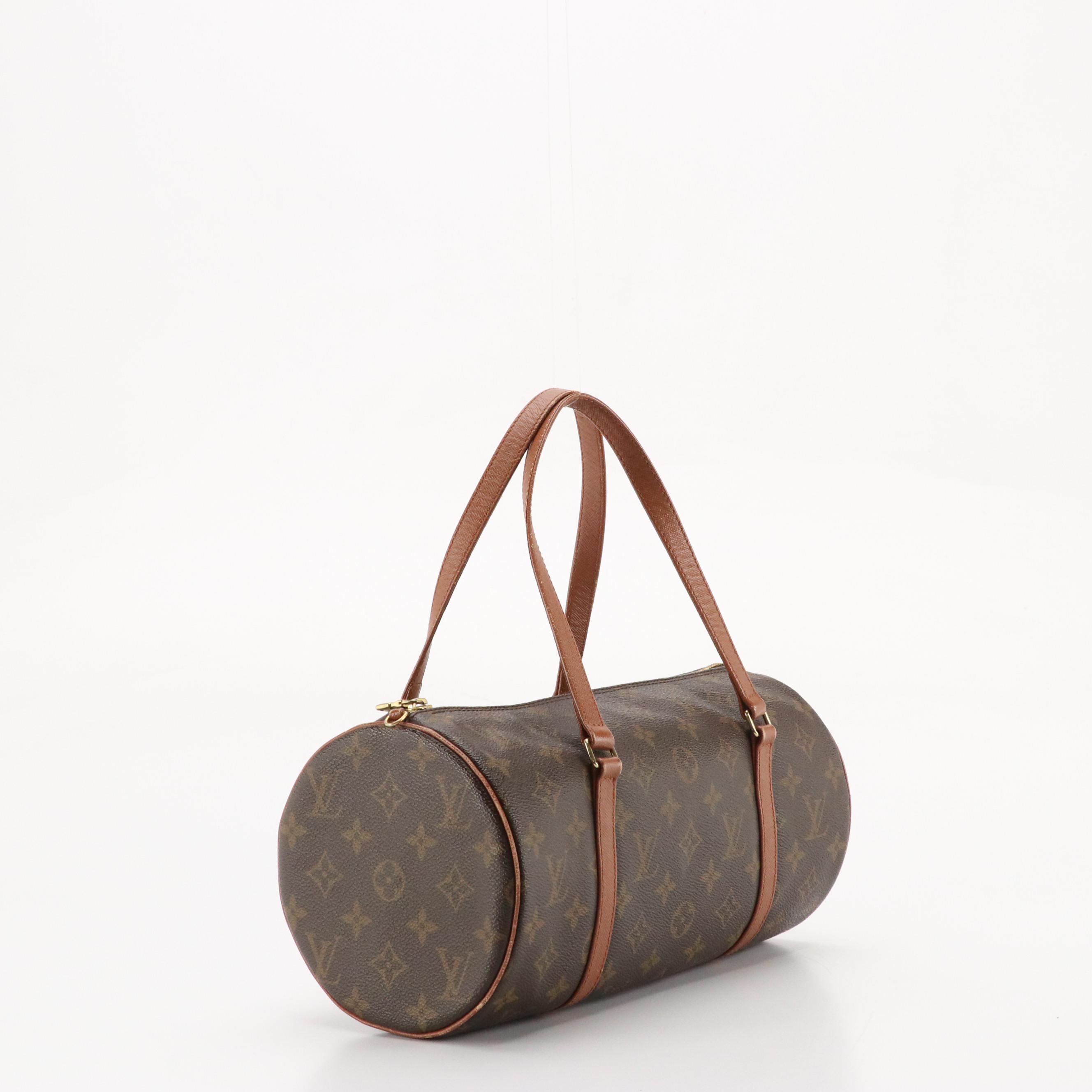Louis Vuitton Papillon Shoulder Bag in Monogram Canvas and Leather