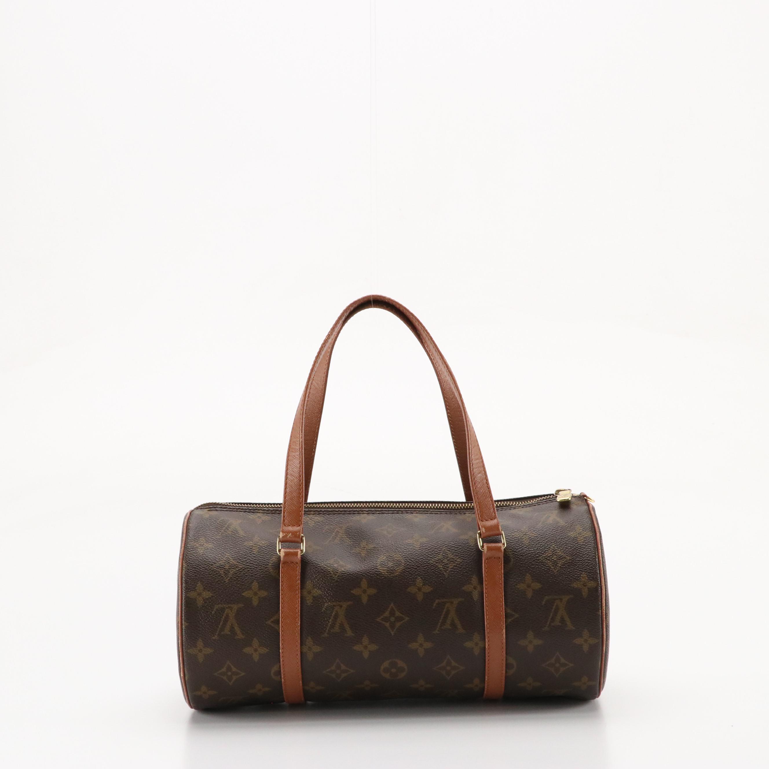 Louis Vuitton Papillon Shoulder Bag in Monogram Canvas and Leather