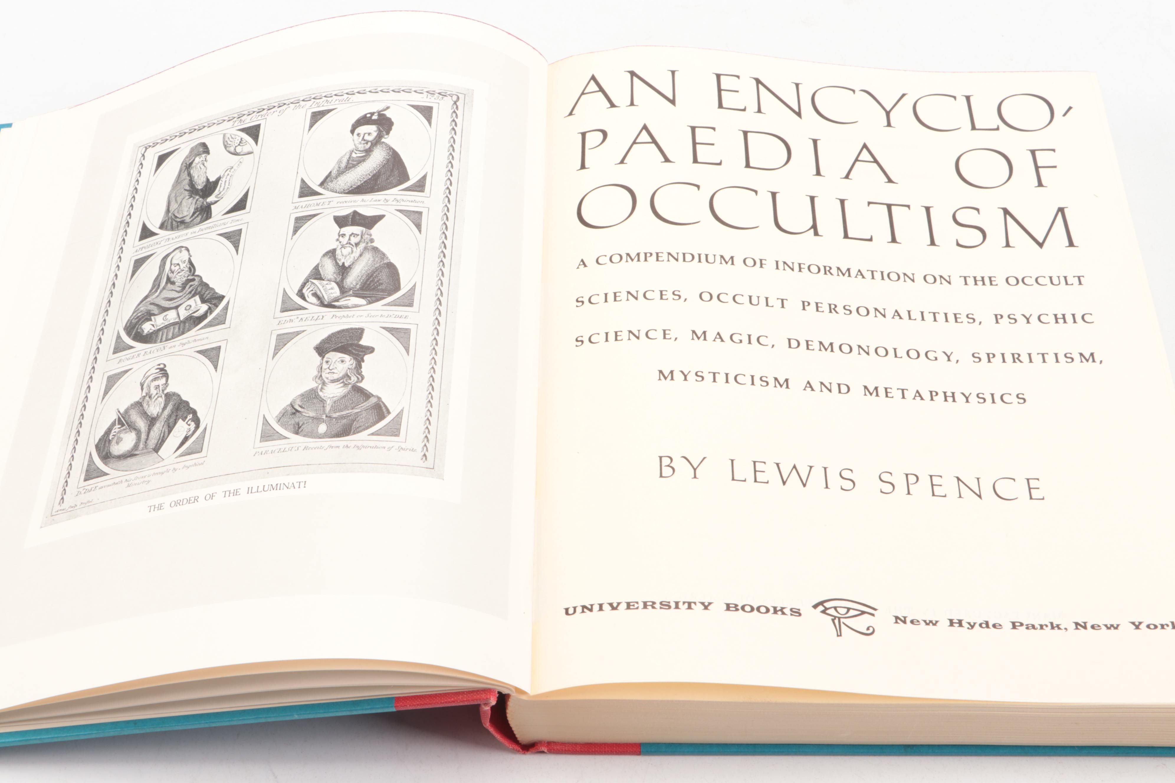 Illustrated "An Encyclopaedia of Occultism" by Lewis Spence, 1960