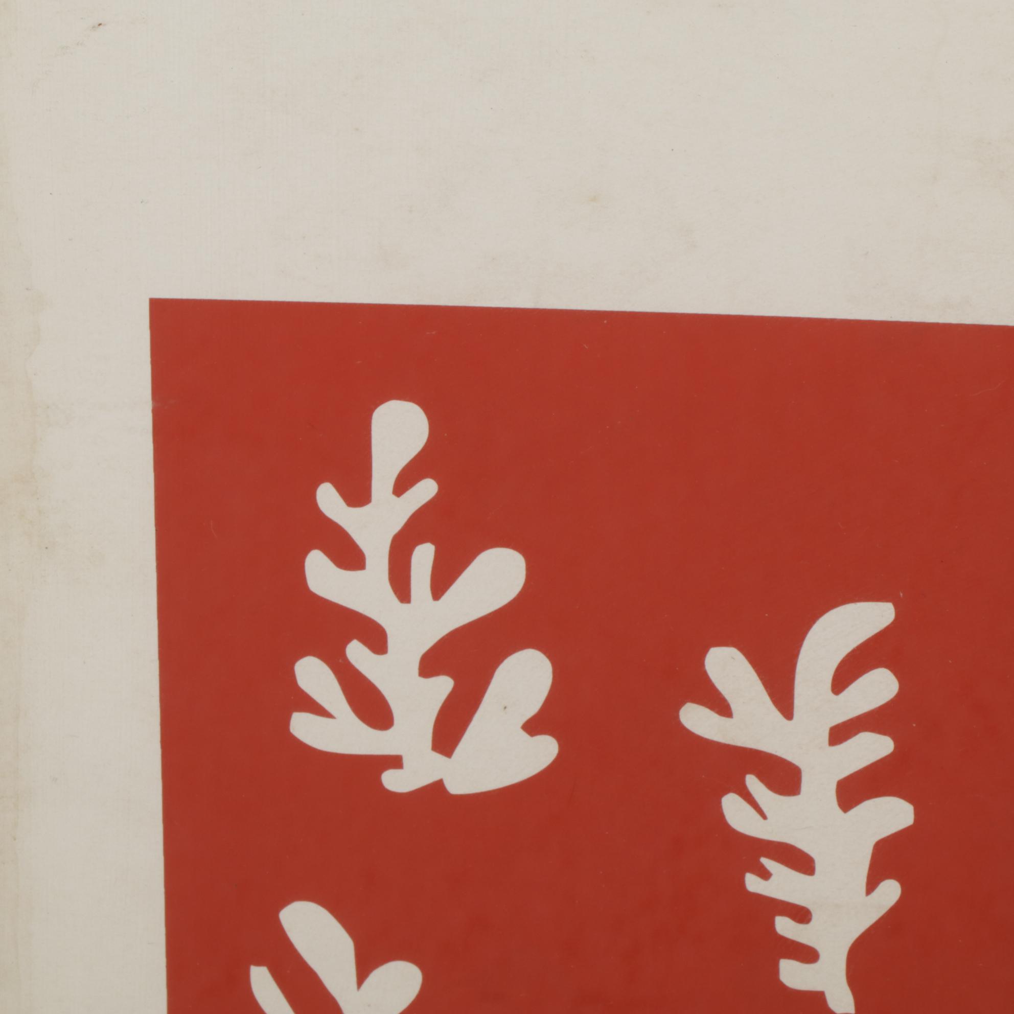 Henri Matisse Large-Scale Serigraph "Les Velours," 1947