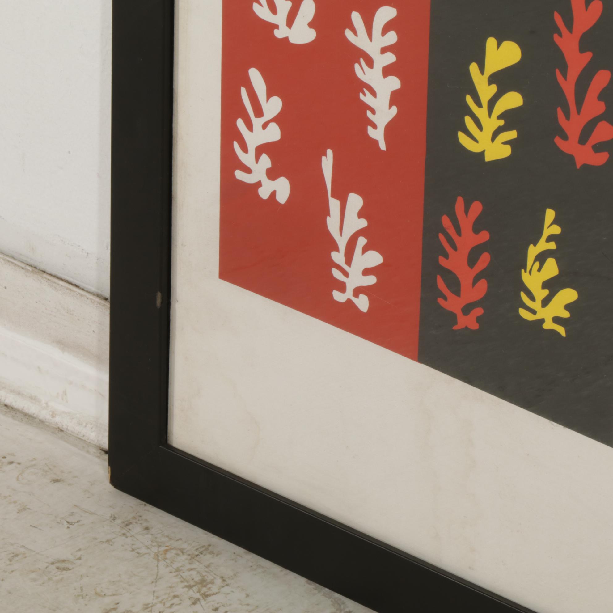 Henri Matisse Large-Scale Serigraph "Les Velours," 1947