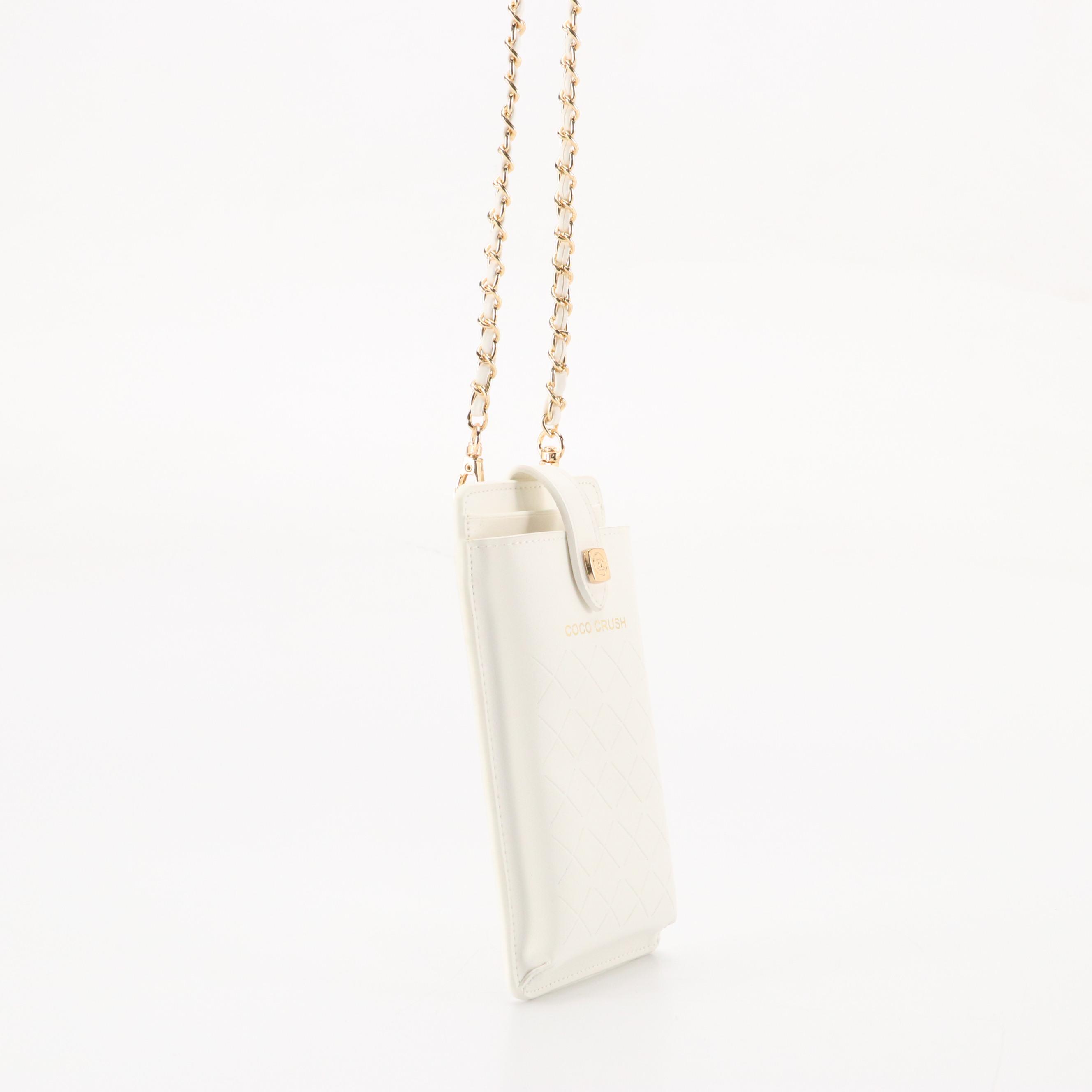 Chanel Joaillerie Coco Crush Promotional Crossbody Phone Wallet on Chain in Box