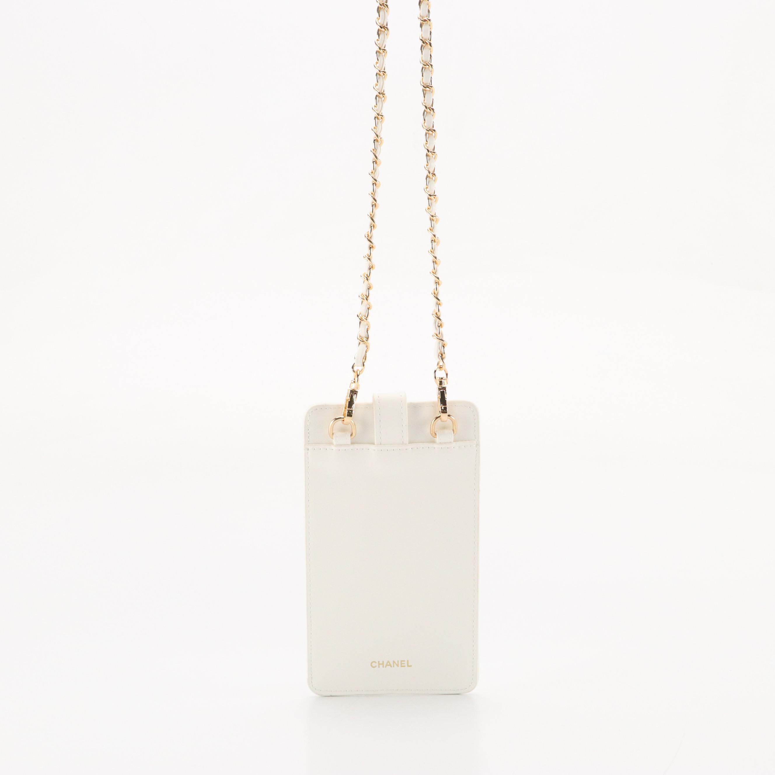 Chanel Joaillerie Coco Crush Promotional Crossbody Phone Wallet on Chain in Box