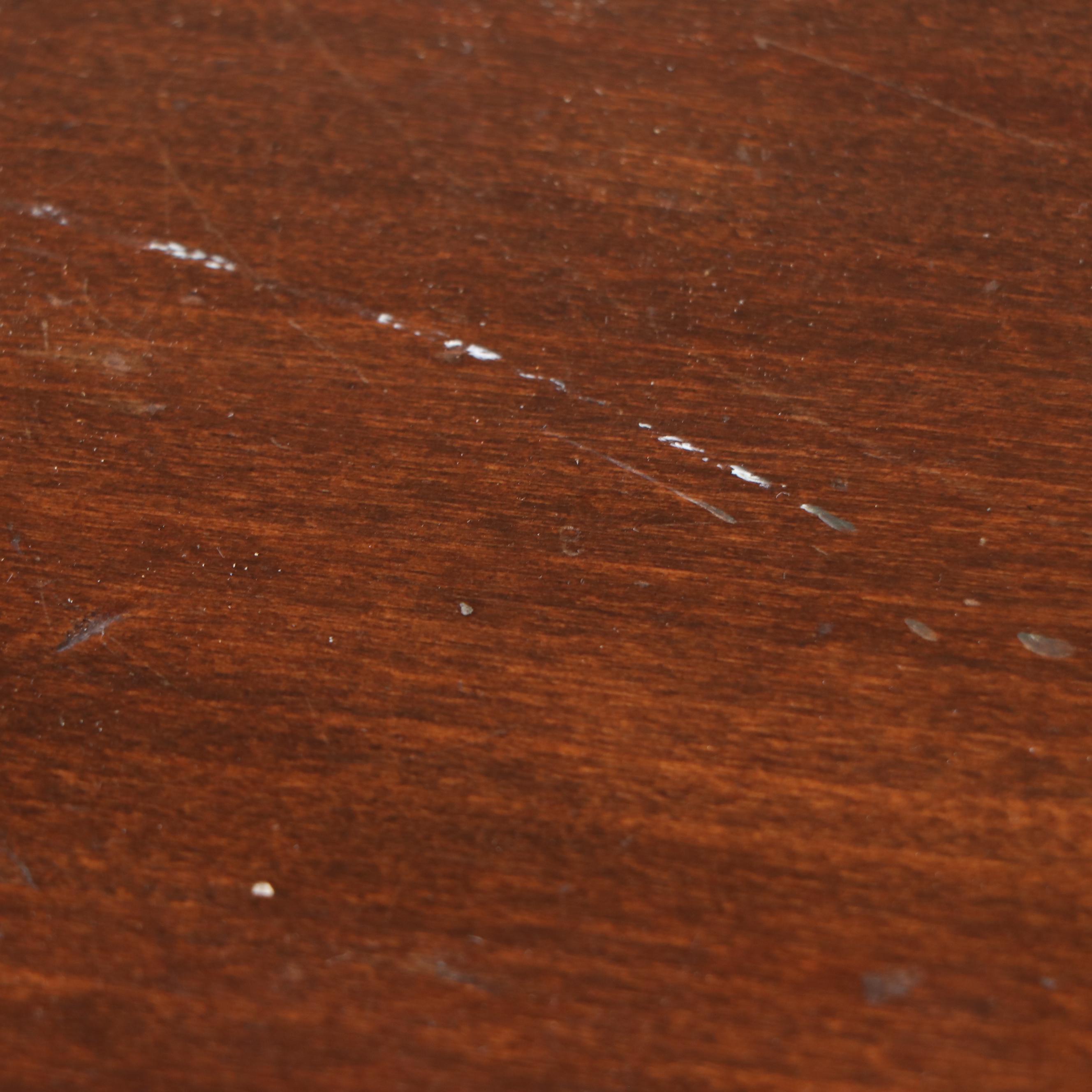 Klode Mahogany Finish Two-Tiered Side Table