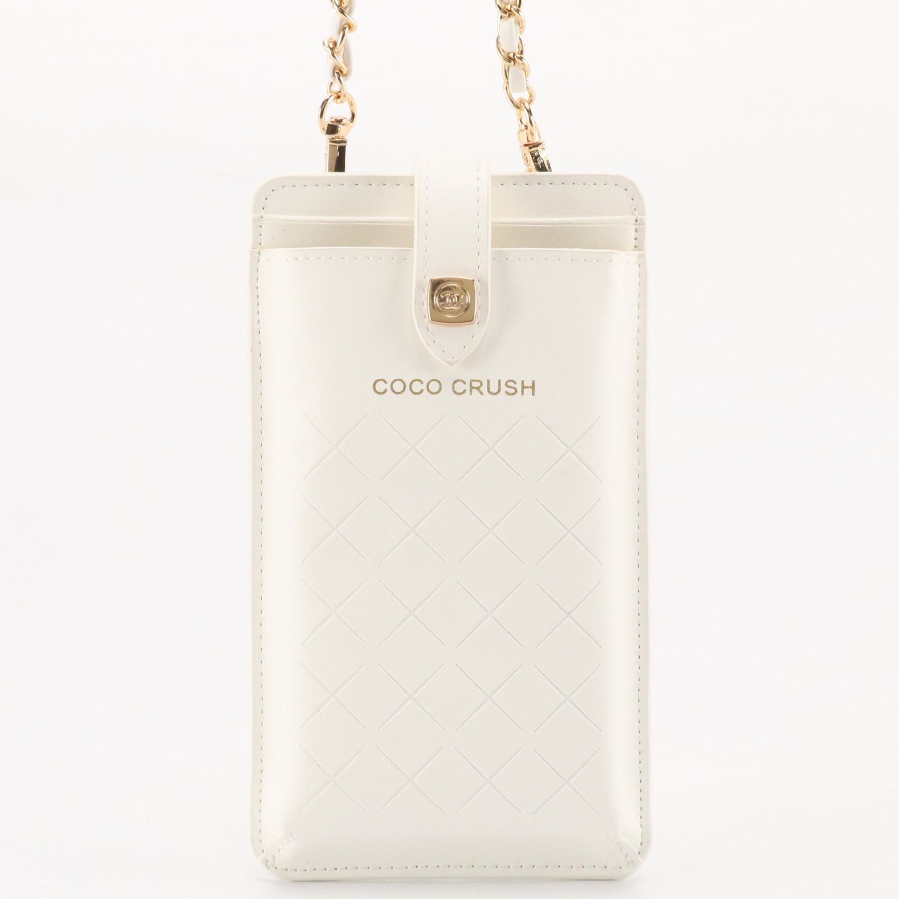 Chanel Joaillerie Coco Crush Promotional Crossbody Phone Wallet on Chain in Box