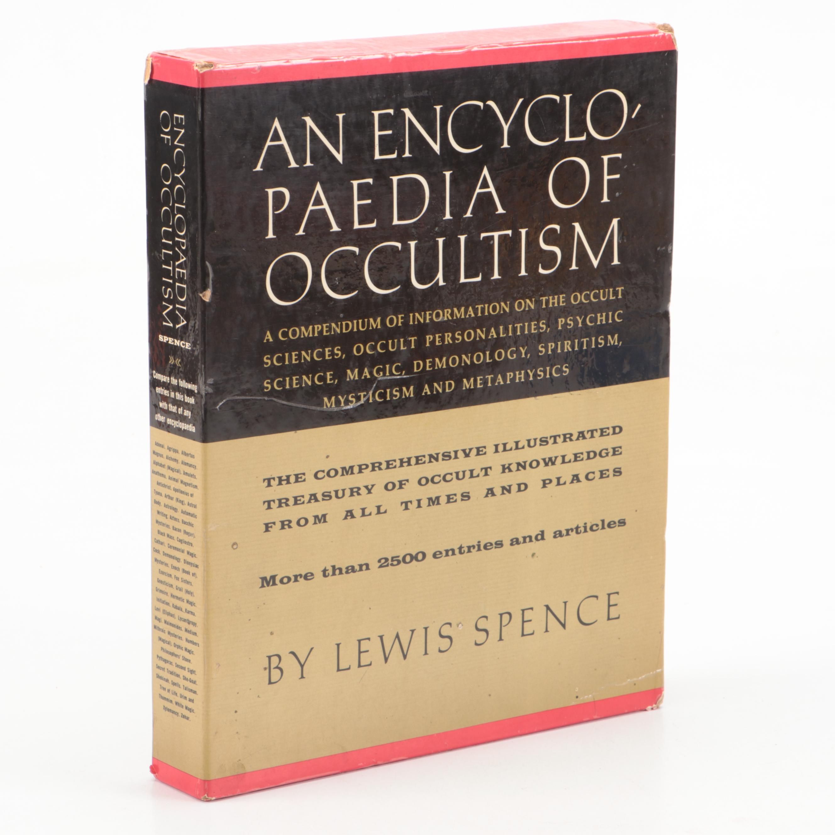 Illustrated "An Encyclopaedia of Occultism" by Lewis Spence, 1960