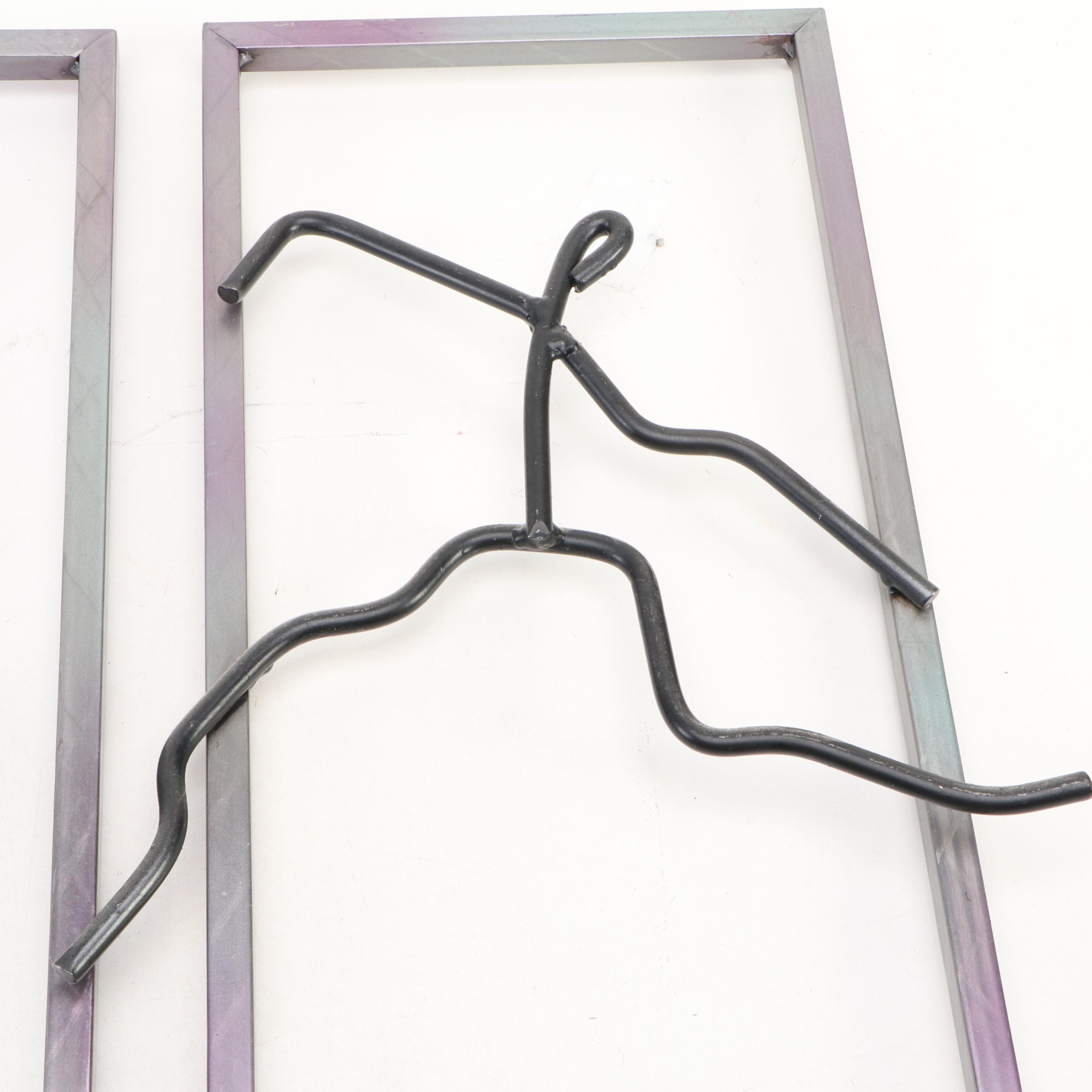 Artisan House "Pantomime" Three-Part Wall Sculpture