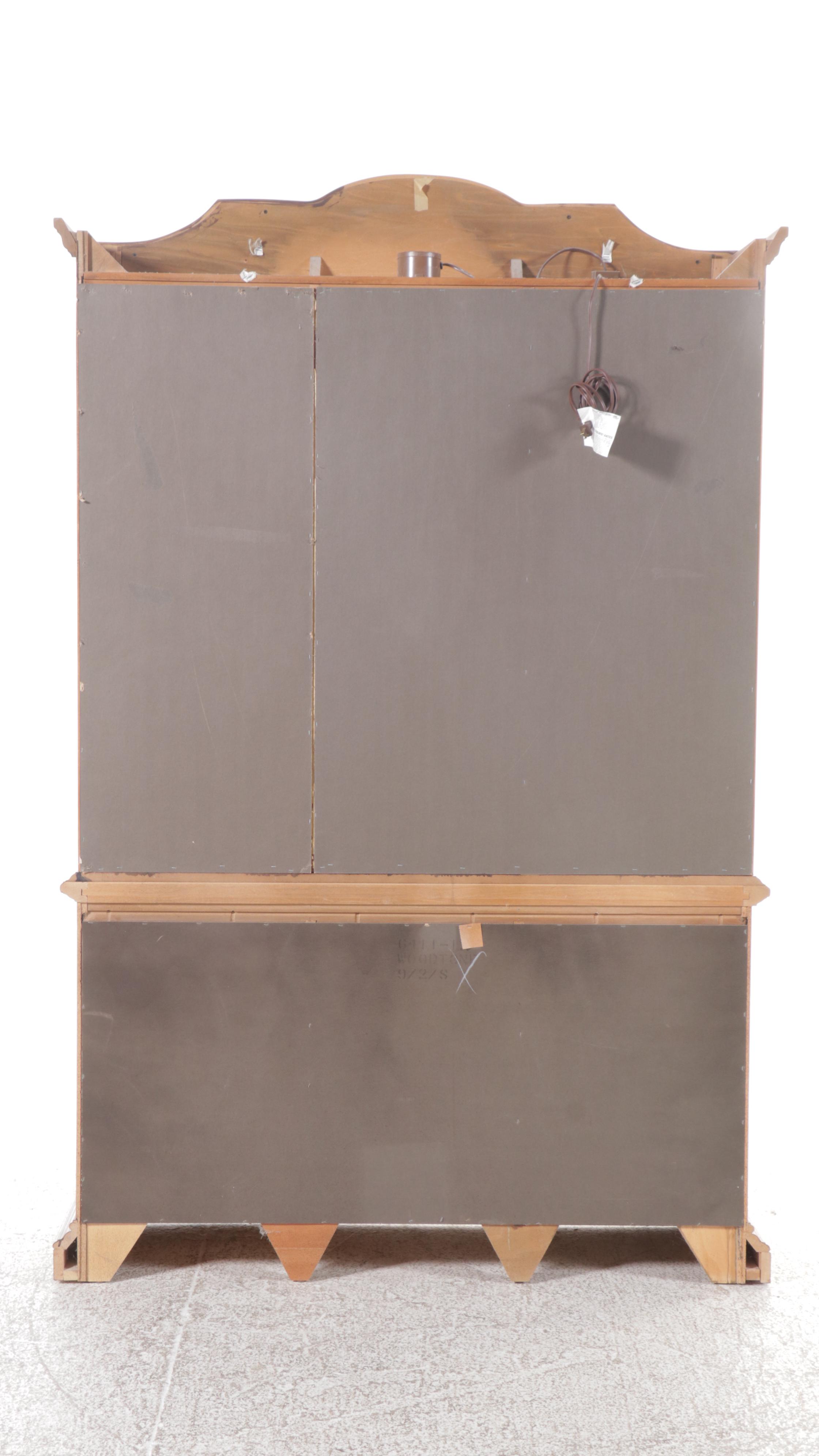 Stanley Furniture Walnut China Cabinet