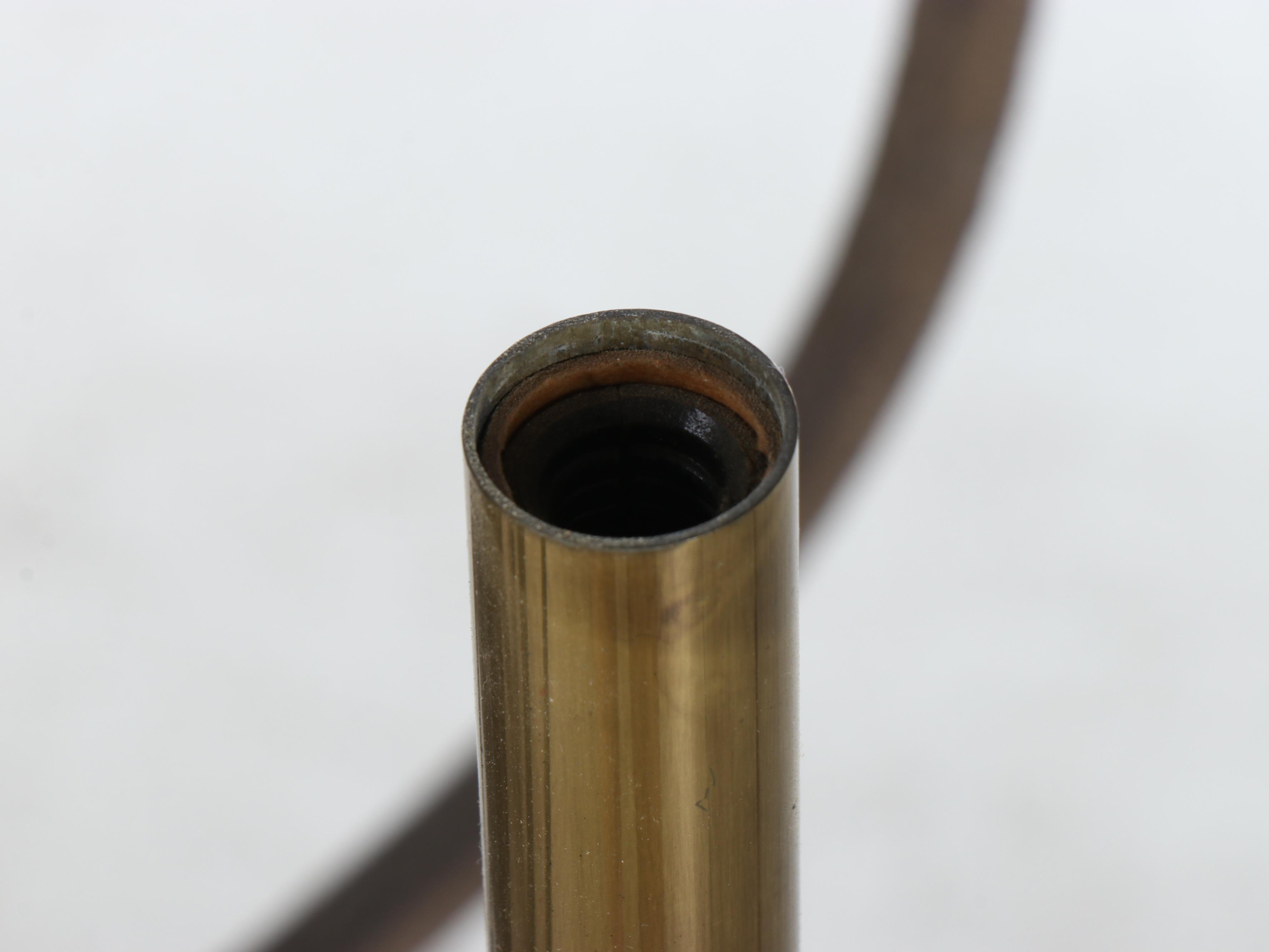 Contemporary Bronze Finish Nine-Arm Chandelier with Black Clip-On Shades