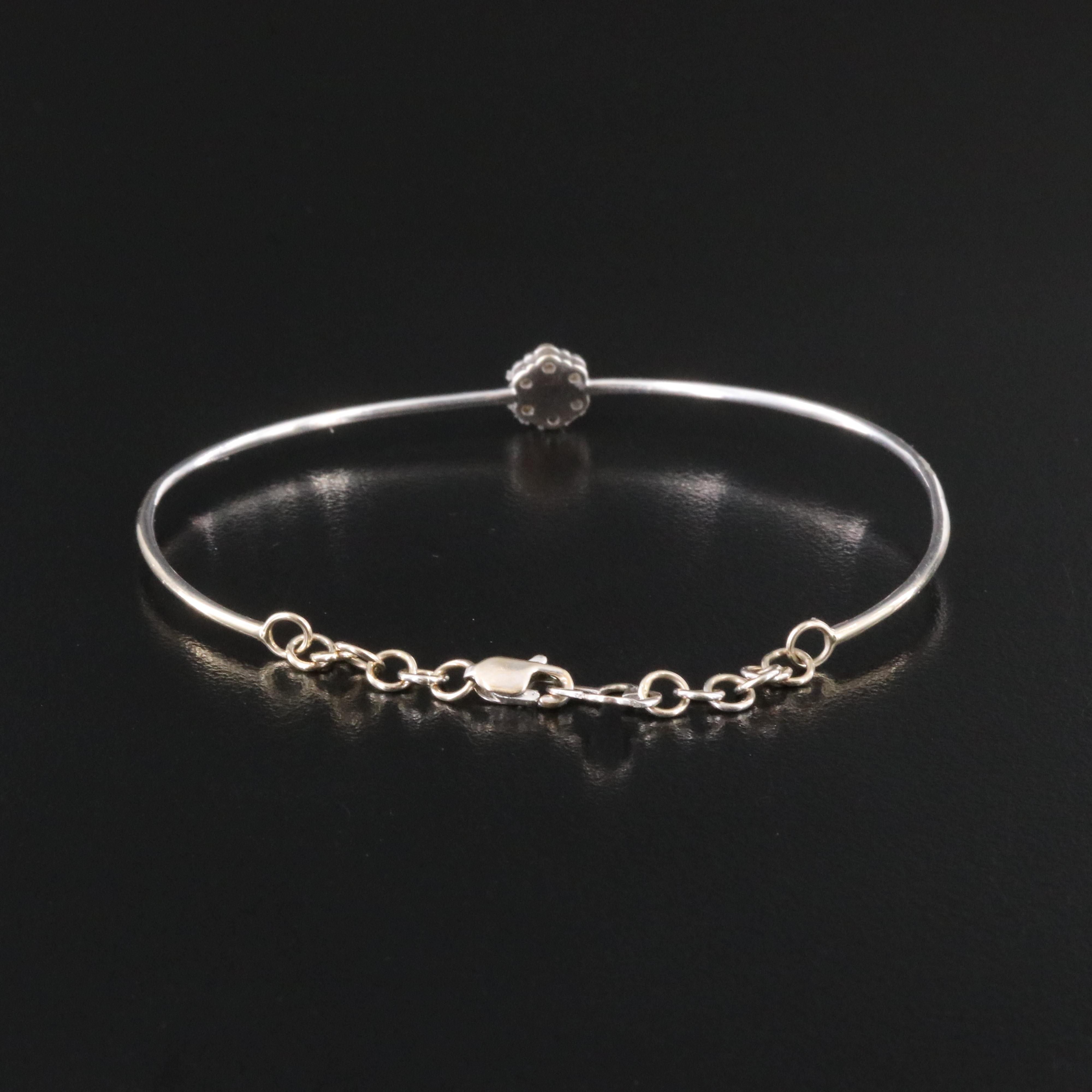 18K 0.26 CTW Diamond Bangle