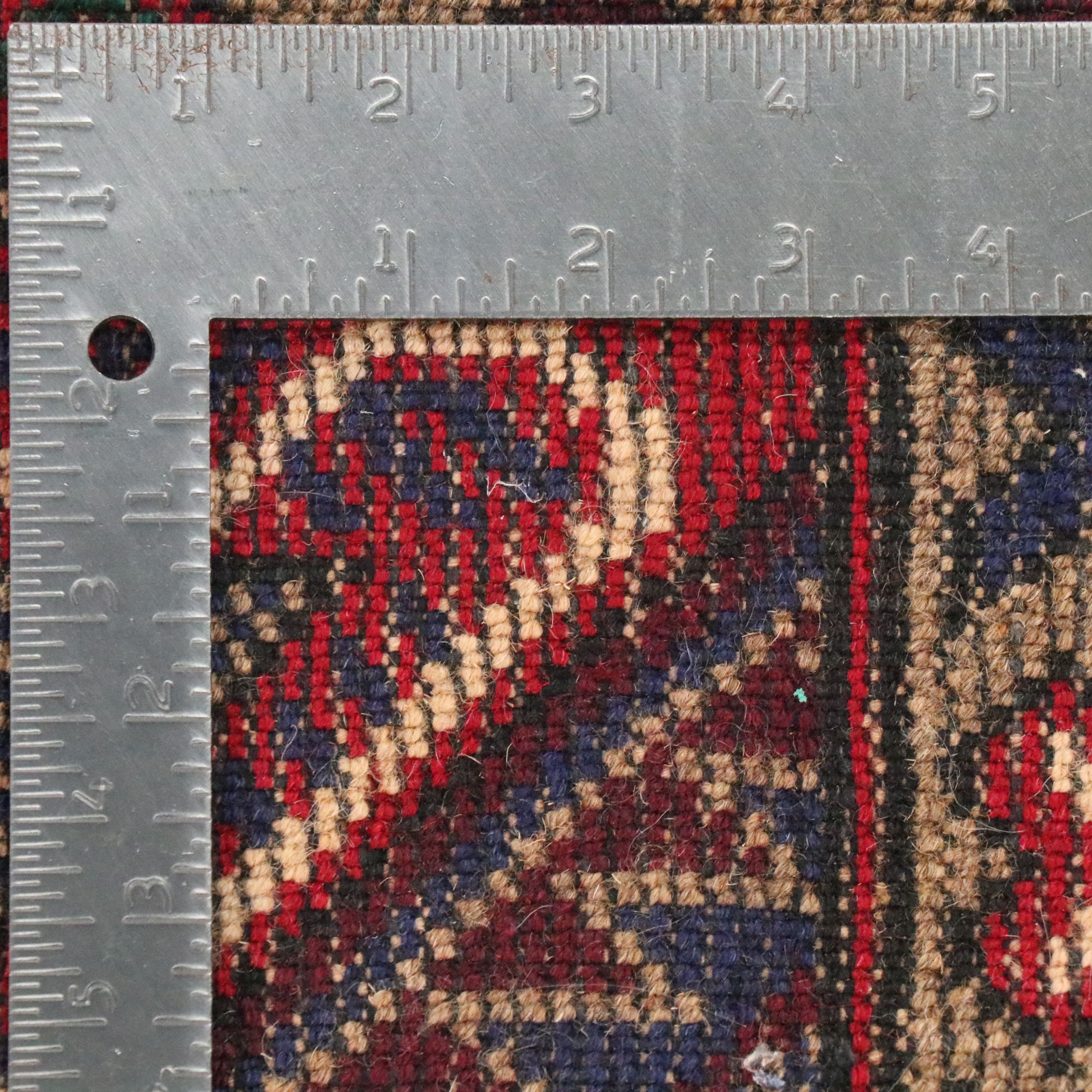 2'9 x 4'6 Hand-Knotted Afghan Baluch Accent Rug