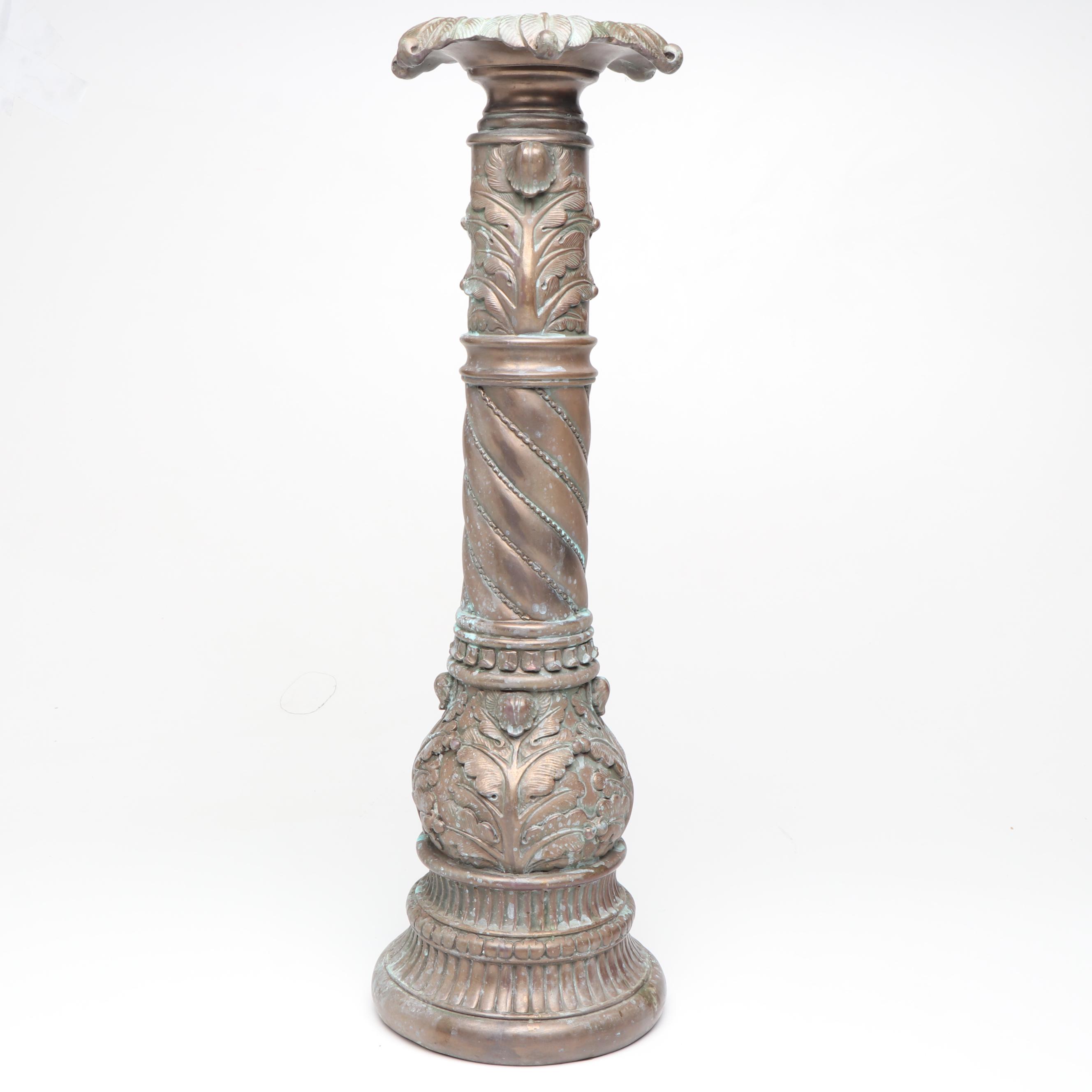 Resin Pillar Candle Holder