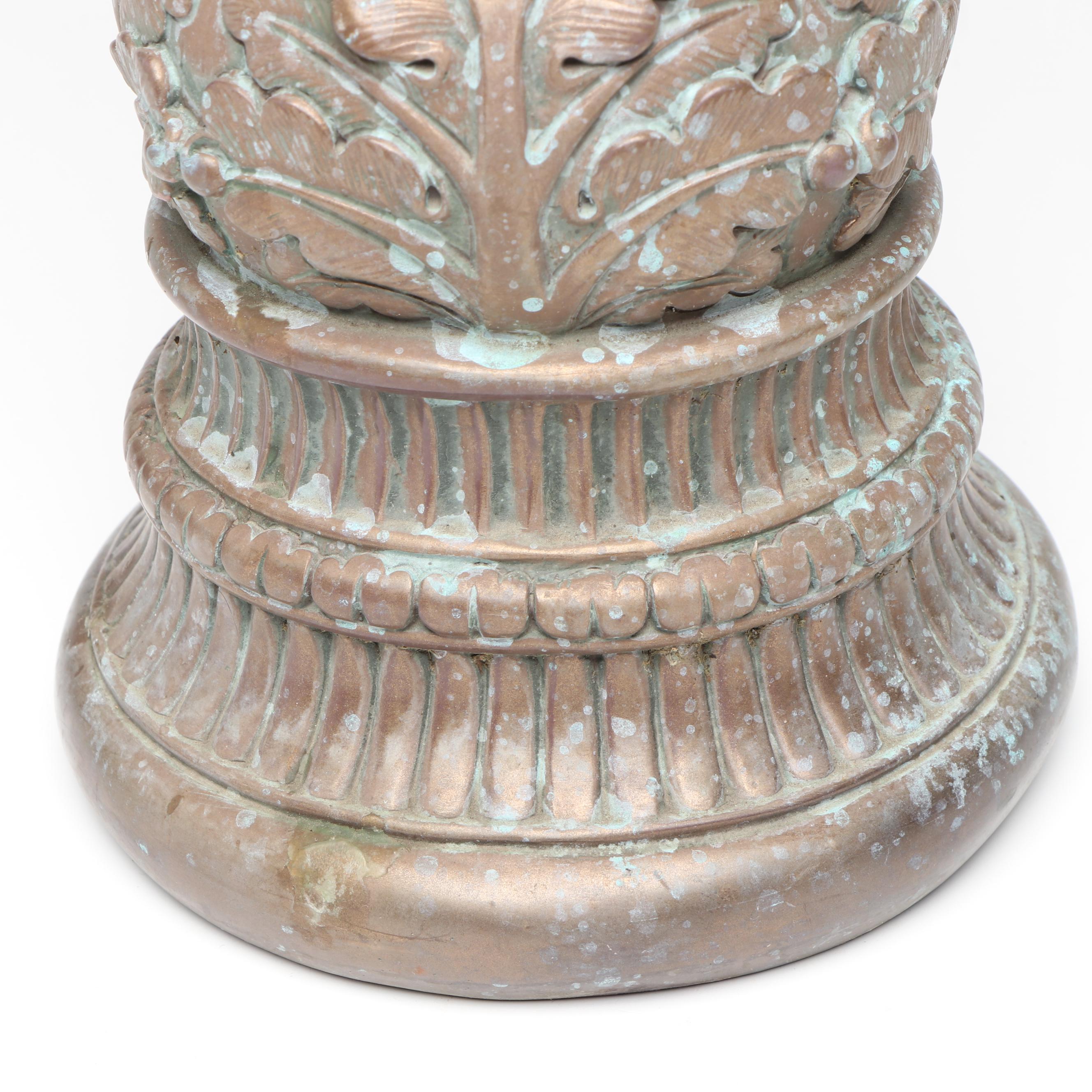 Resin Pillar Candle Holder