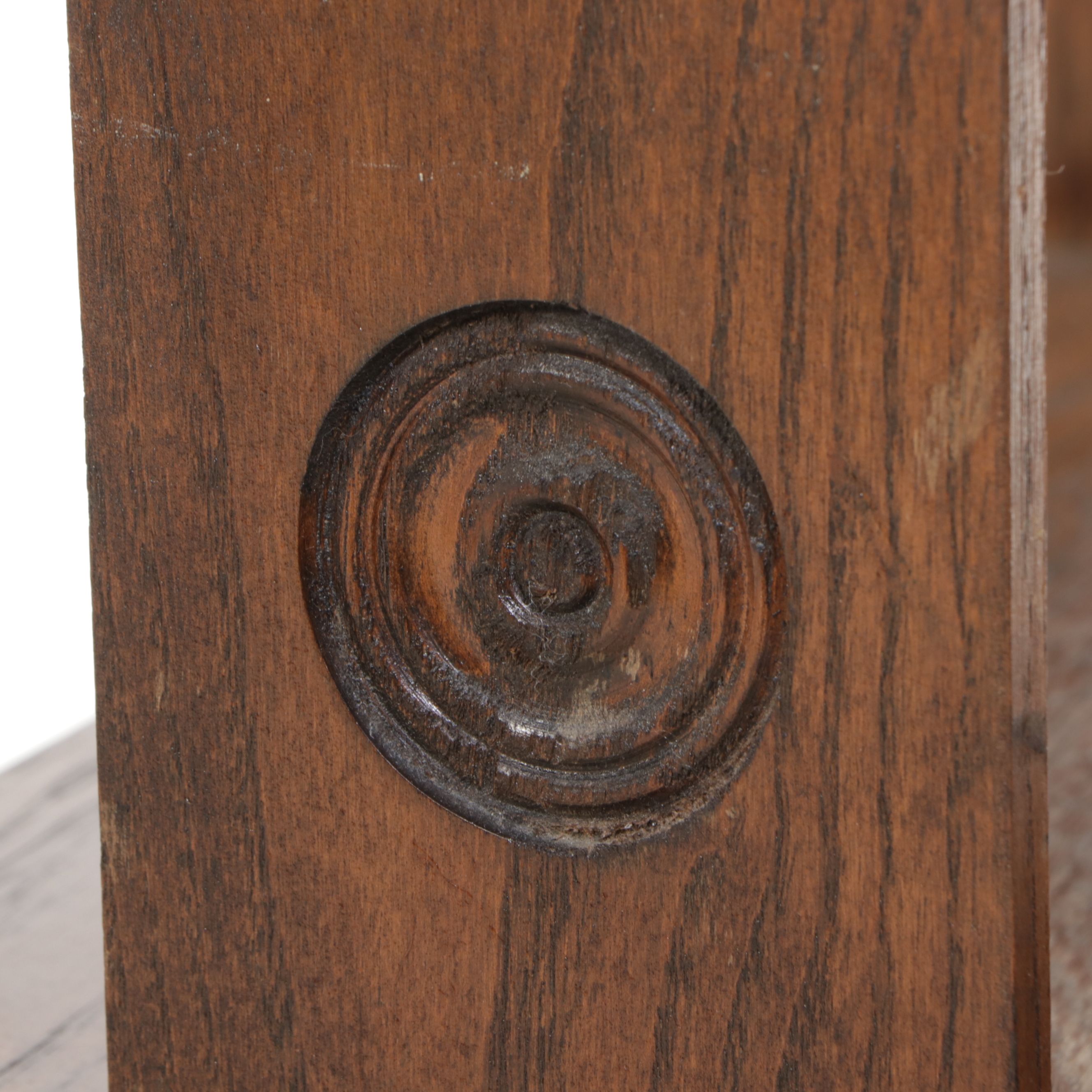 Arts & Crafts Style Oak Shelf Bookcase, 20th Century