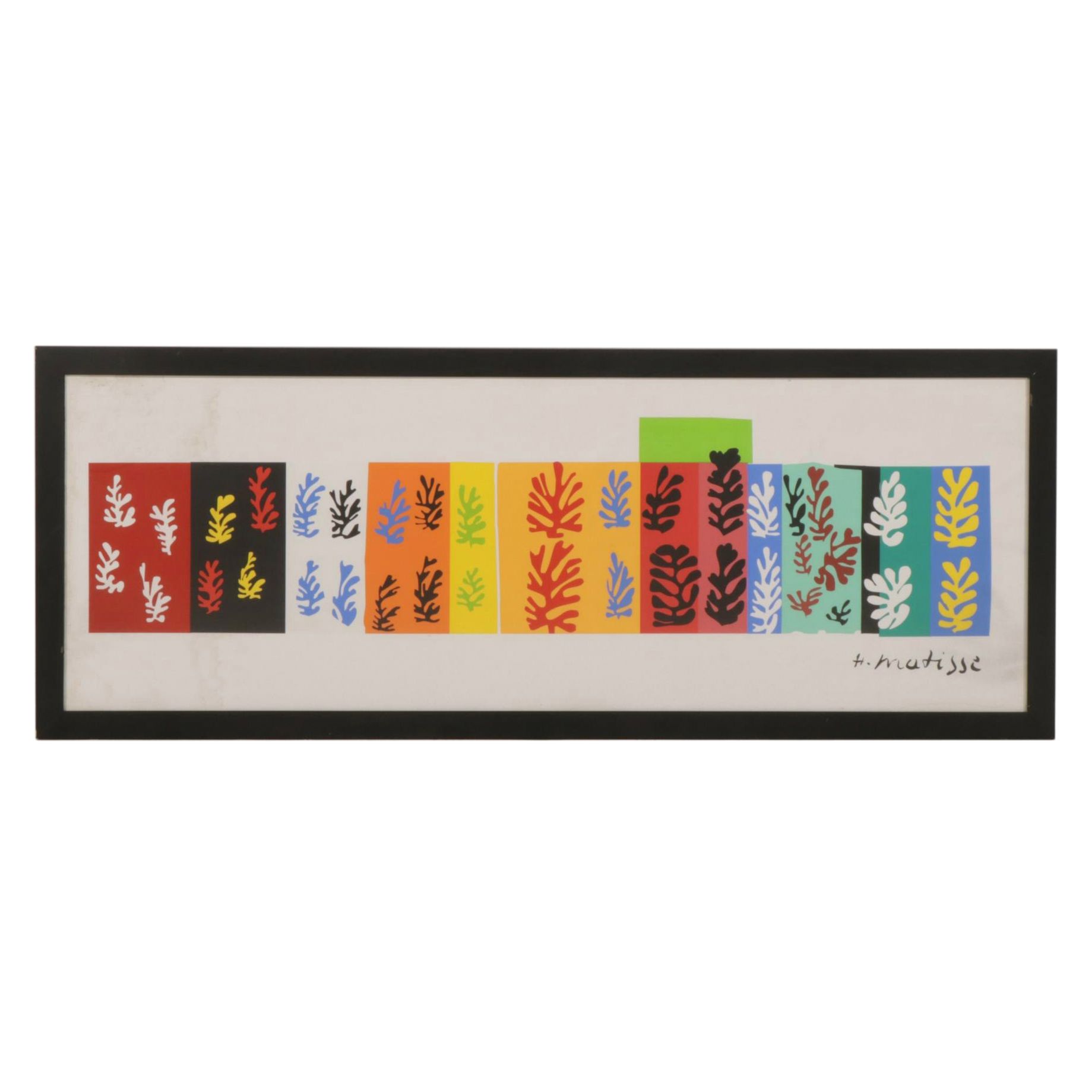 Henri Matisse Large-Scale Serigraph "Les Velours," 1947