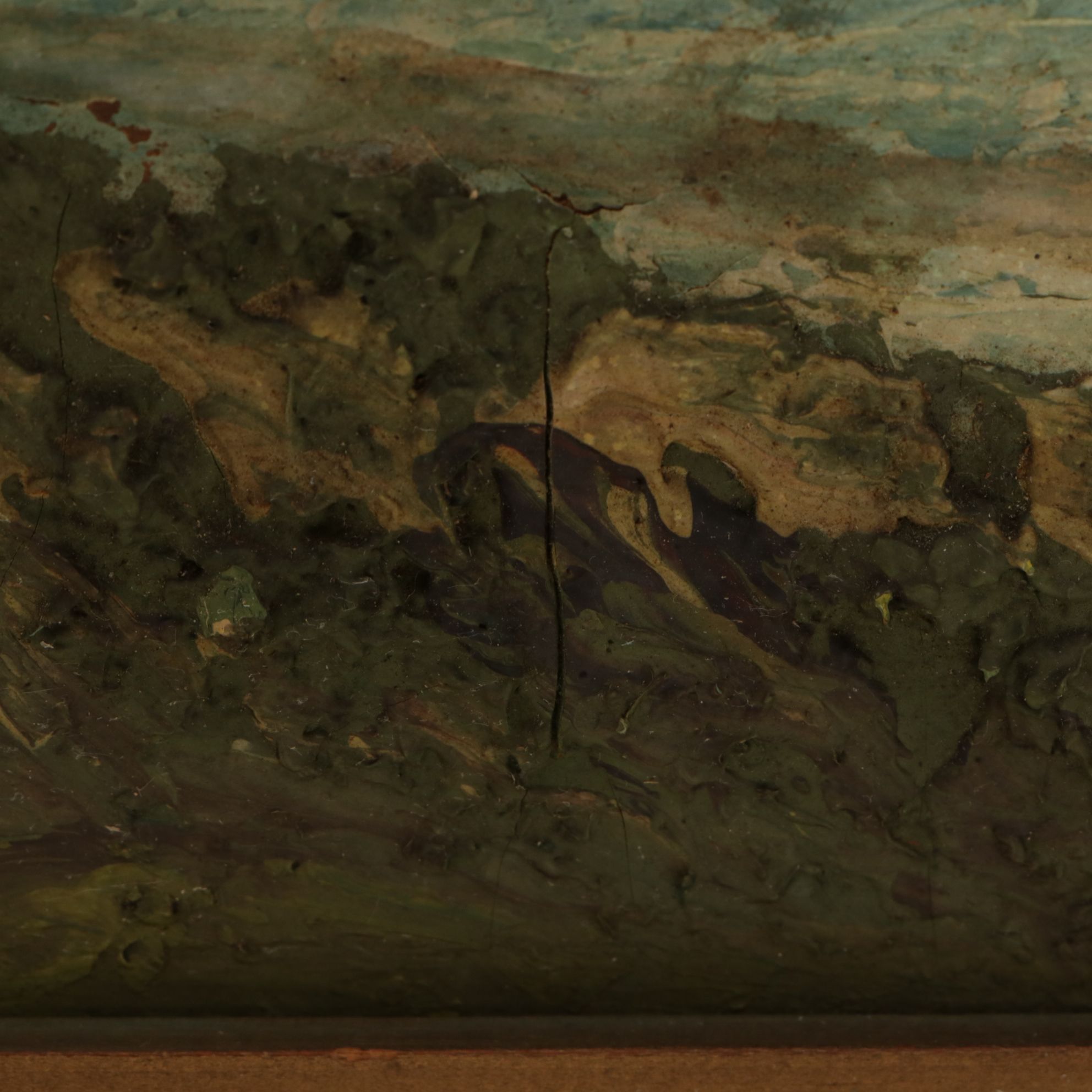 Browning Boreal Mountain Landscape Oil Painting, 1928