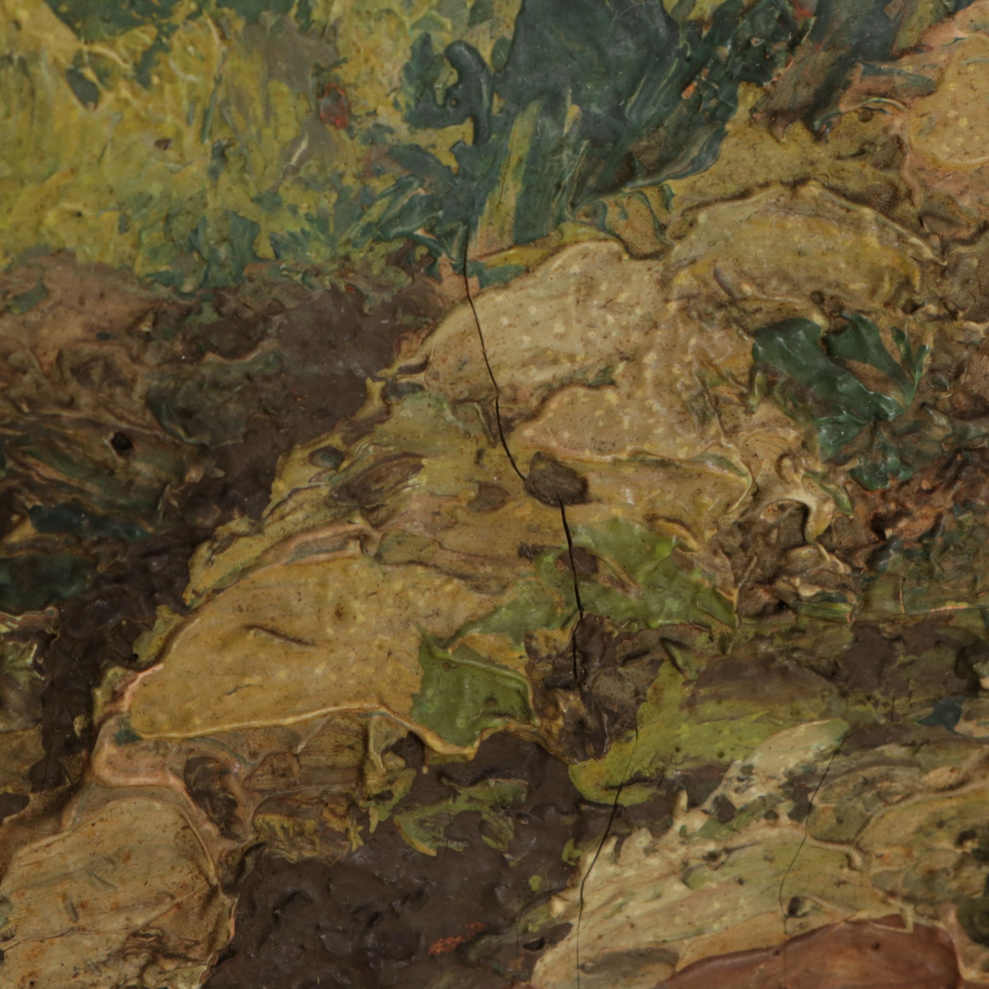 Browning Boreal Mountain Landscape Oil Painting, 1928