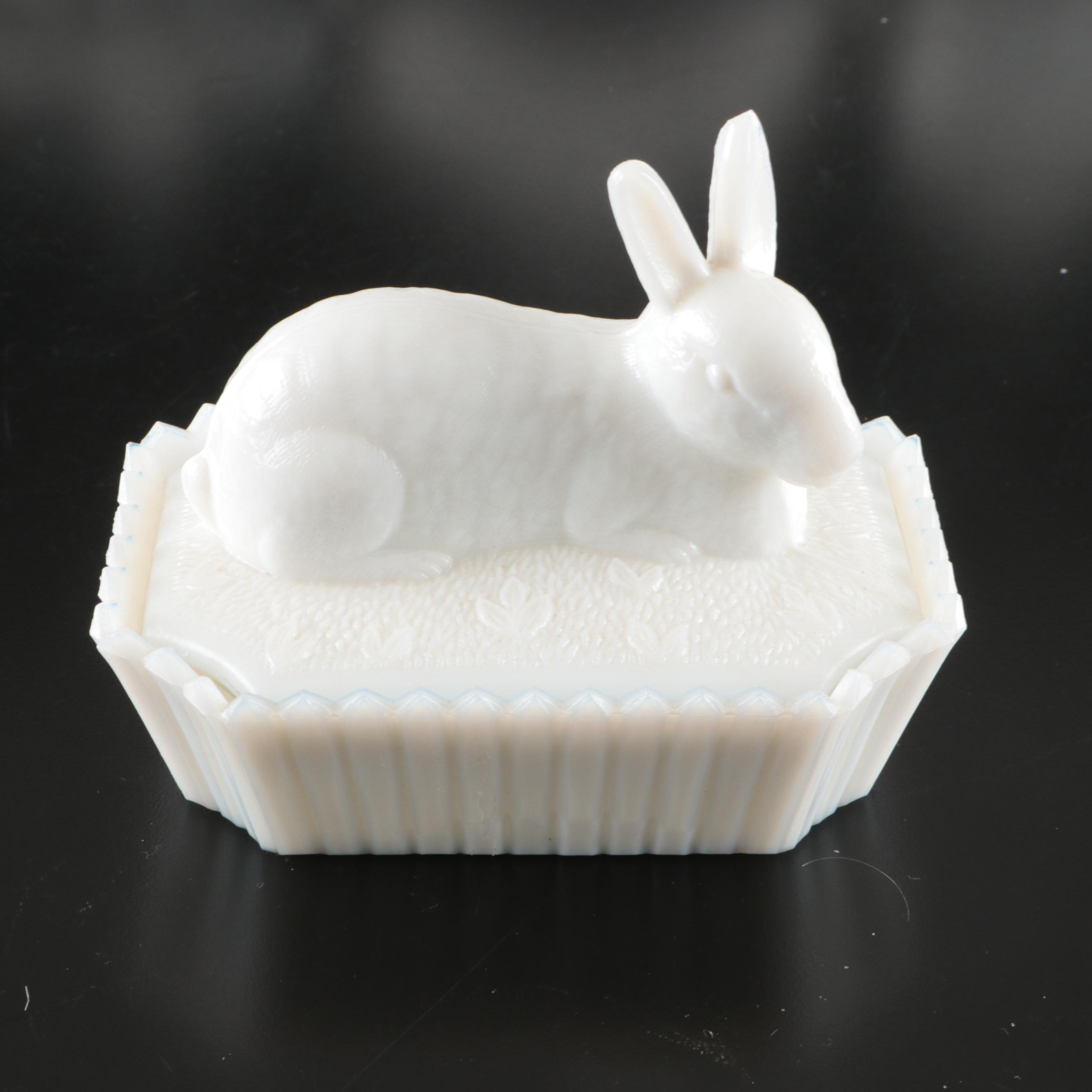 Milk Glass Vases, Boxes, Candlesticks and Other Home Décor