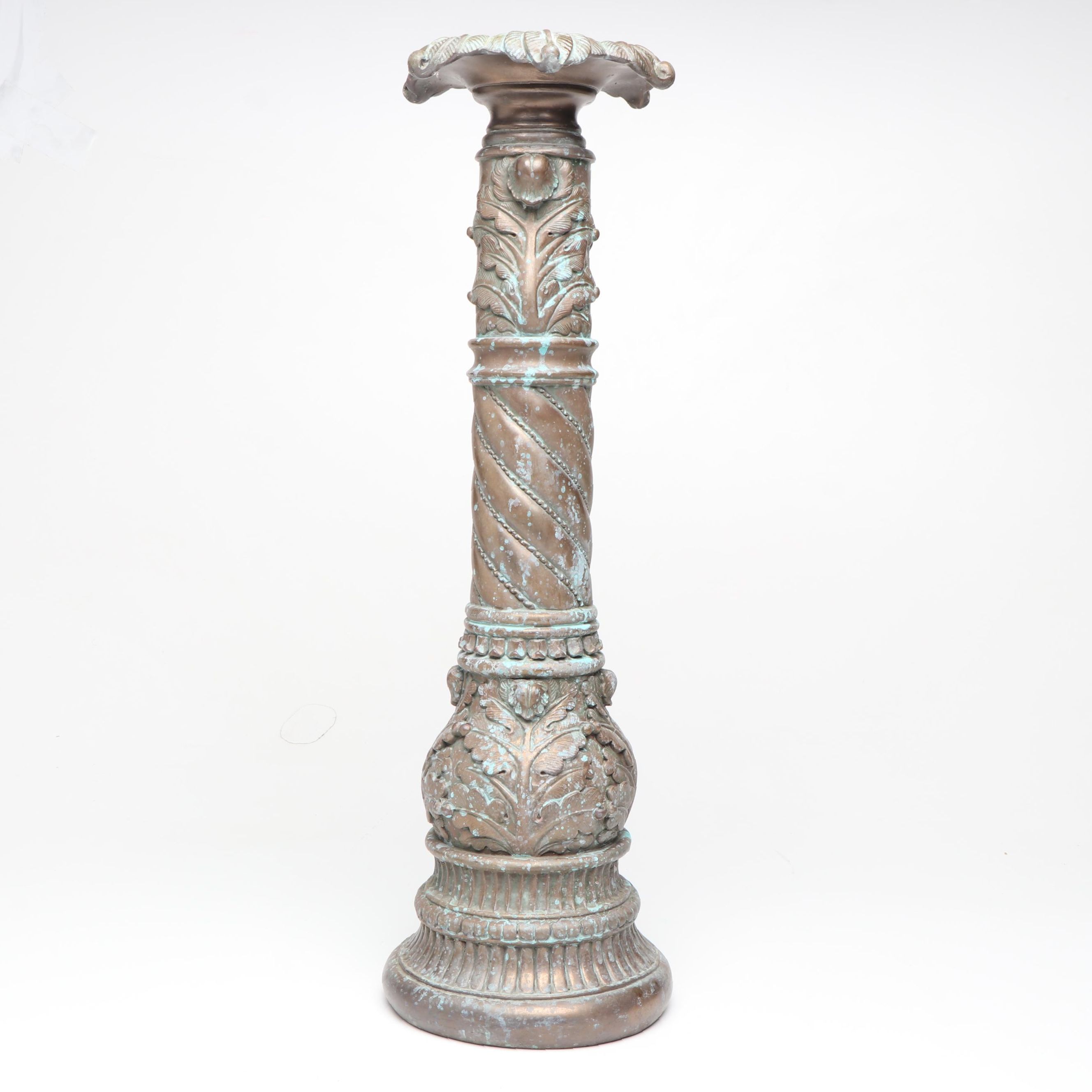 Resin Pillar Candle Holder