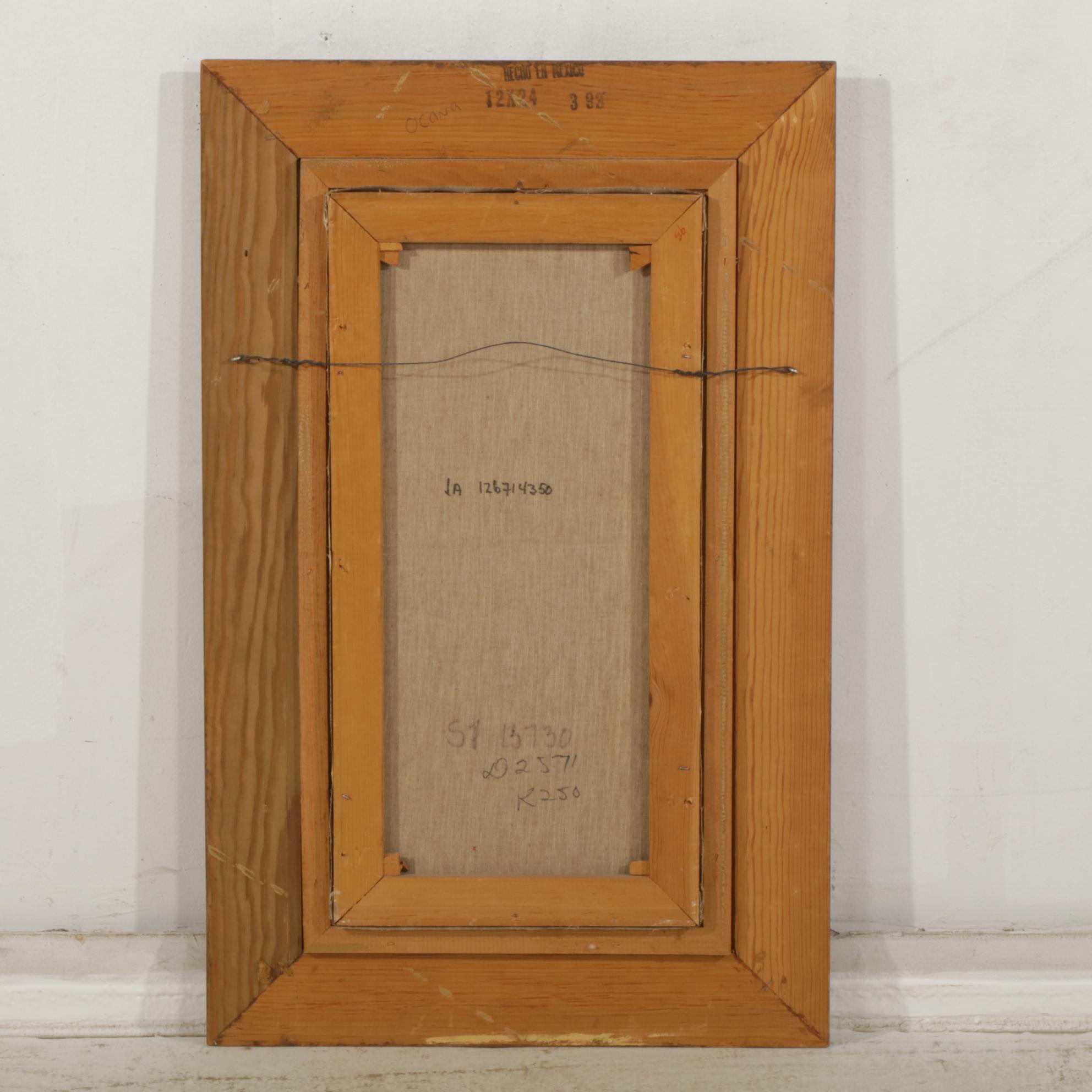 Ocana Flamenco Dancer Impasto Oil Painting, Mid to Late 20th Century