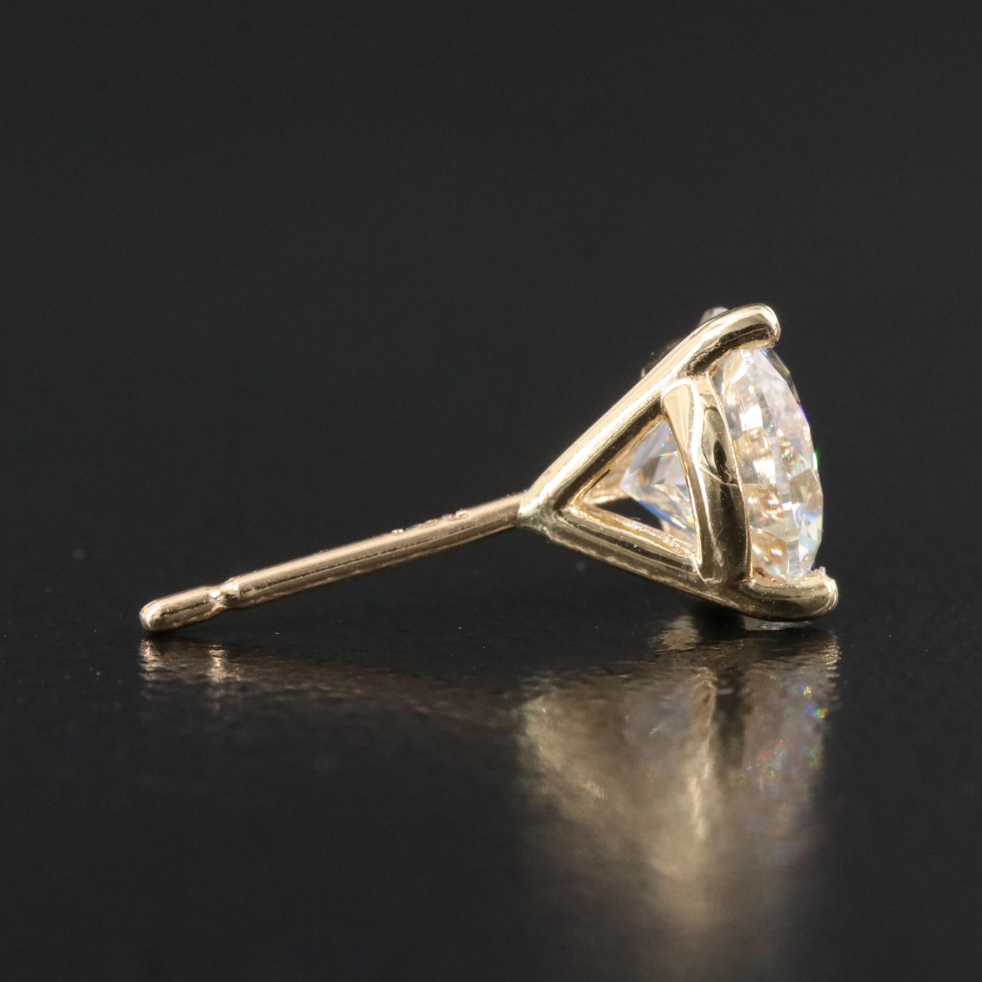 18K Lab Grown Diamond Stud Earrings