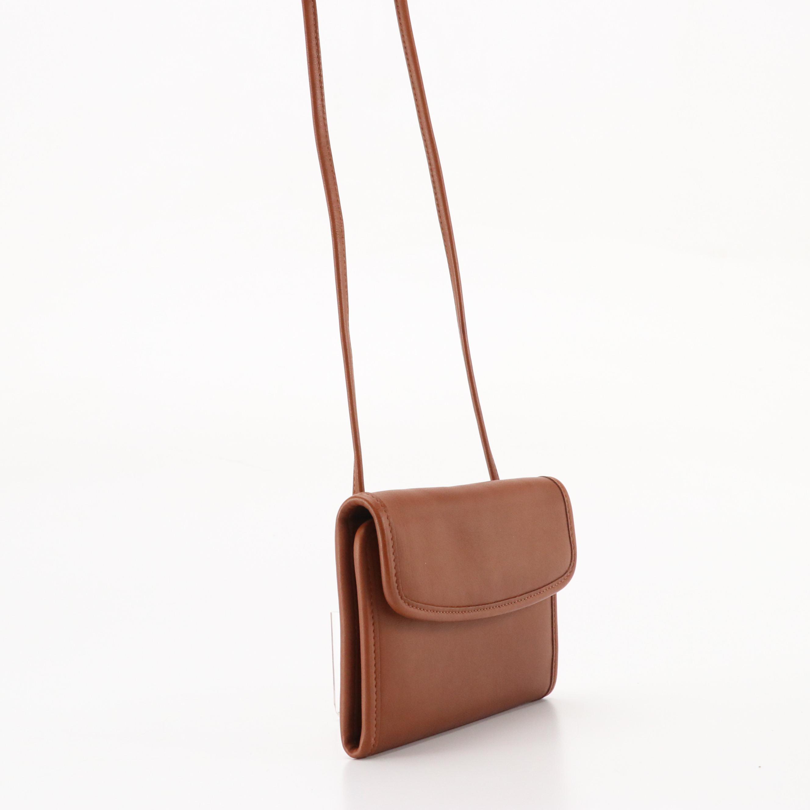 Coach Vintage Bone Leather Watson Crossbody, British Tan Chrystie Bag and Wallet