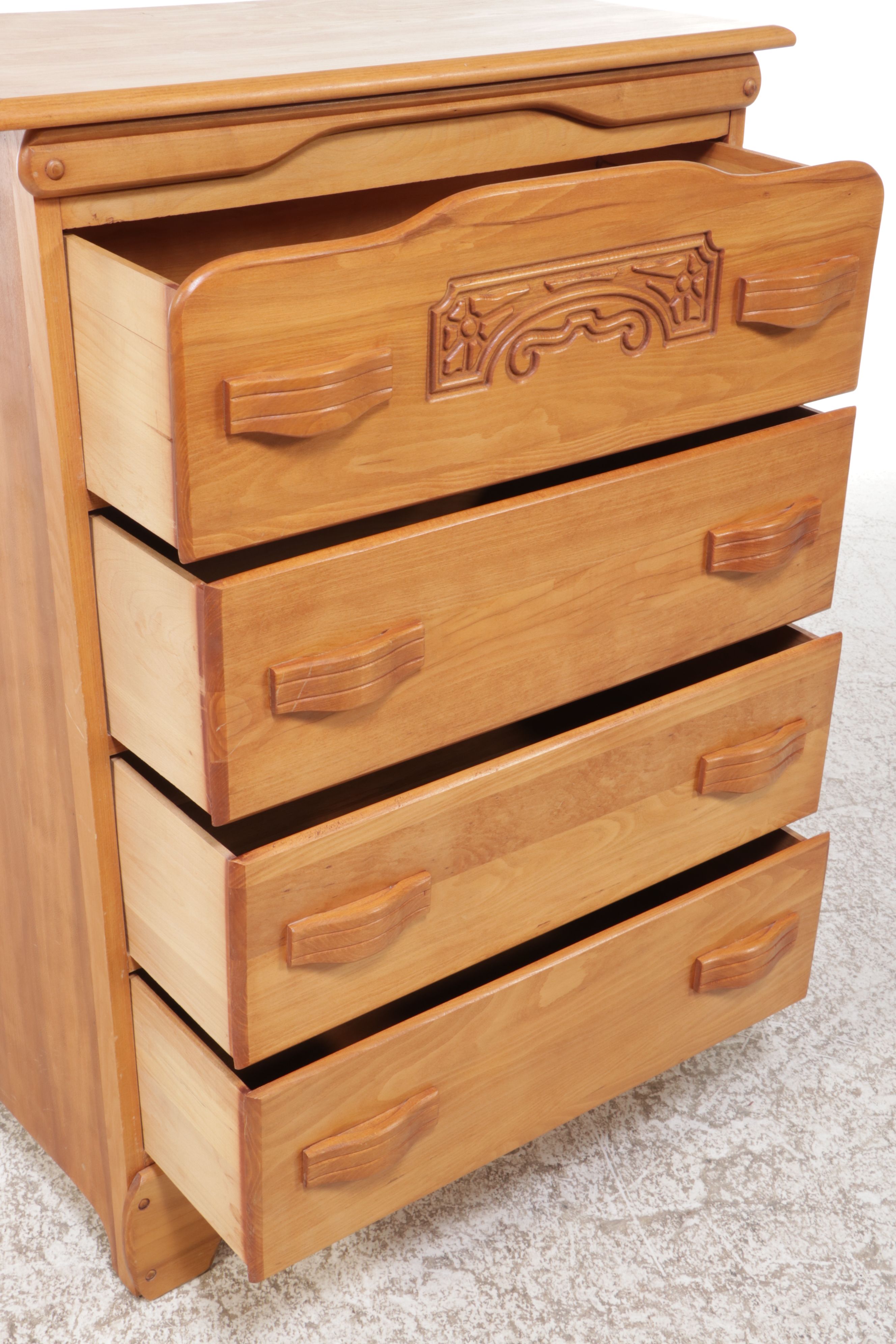 Maple Chest of Drawers, Late 20th Century