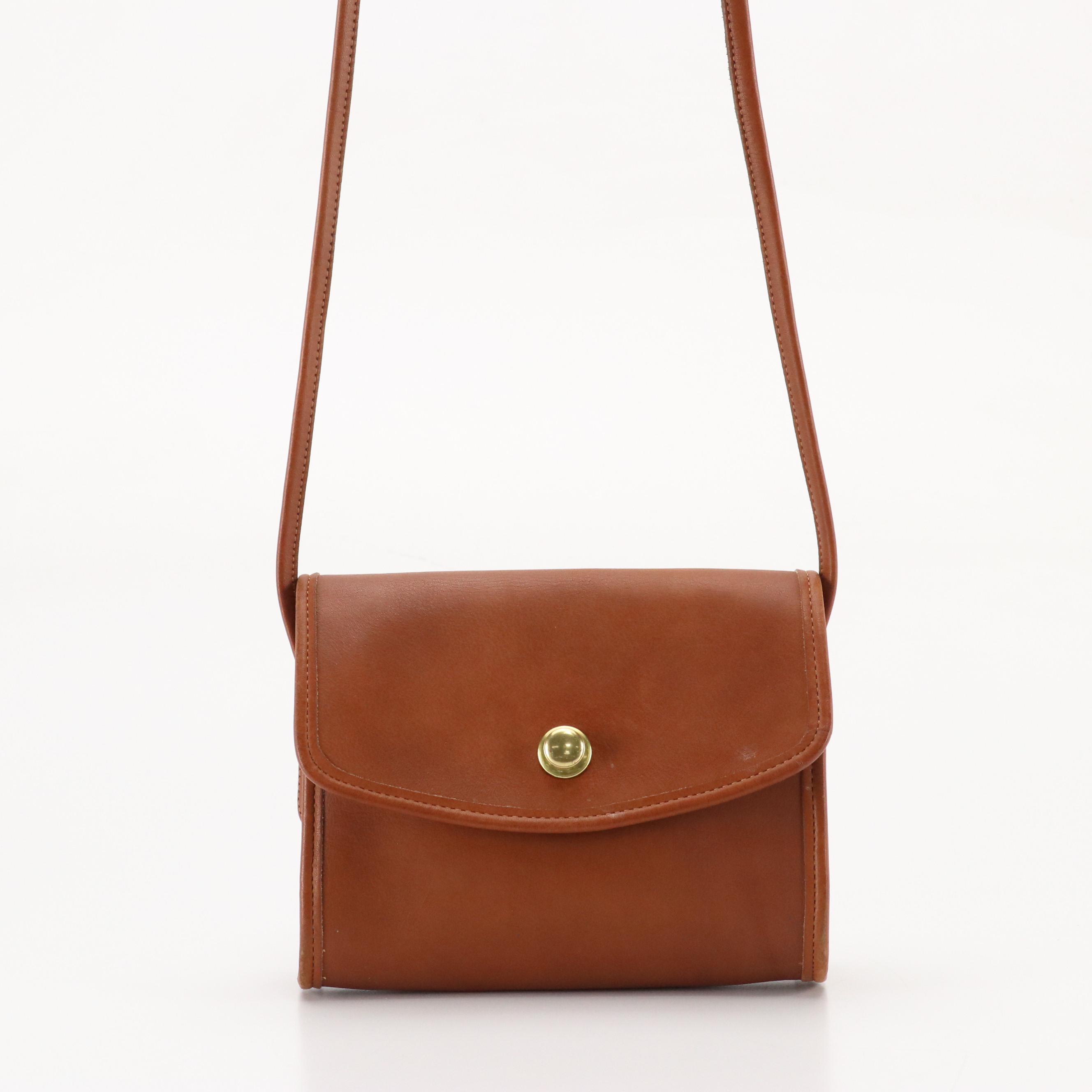 Coach Vintage Bone Leather Watson Crossbody, British Tan Chrystie Bag and Wallet