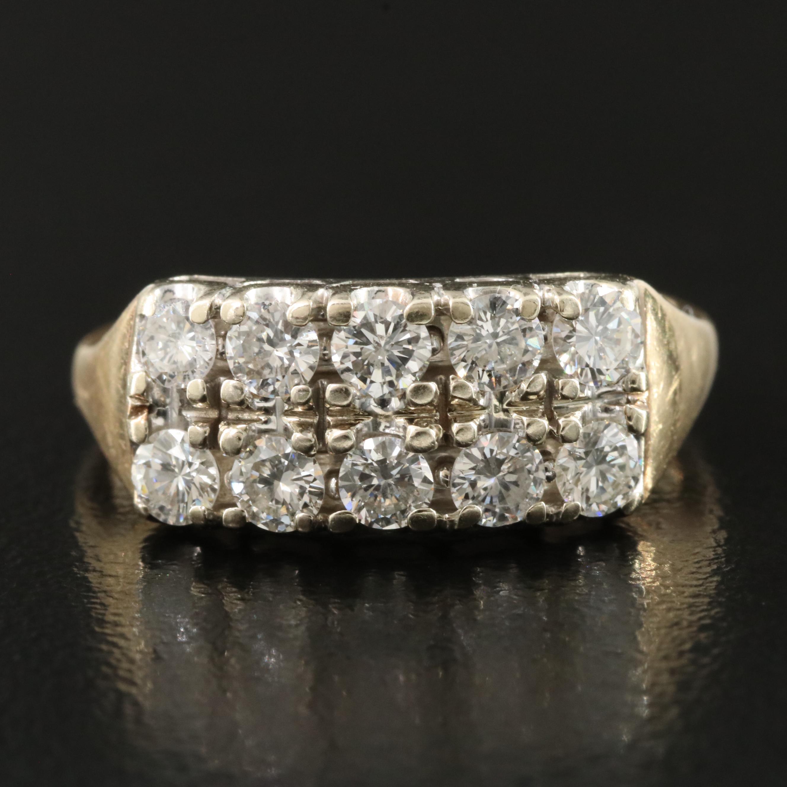 14K 0.80 CTW Diamond Ring