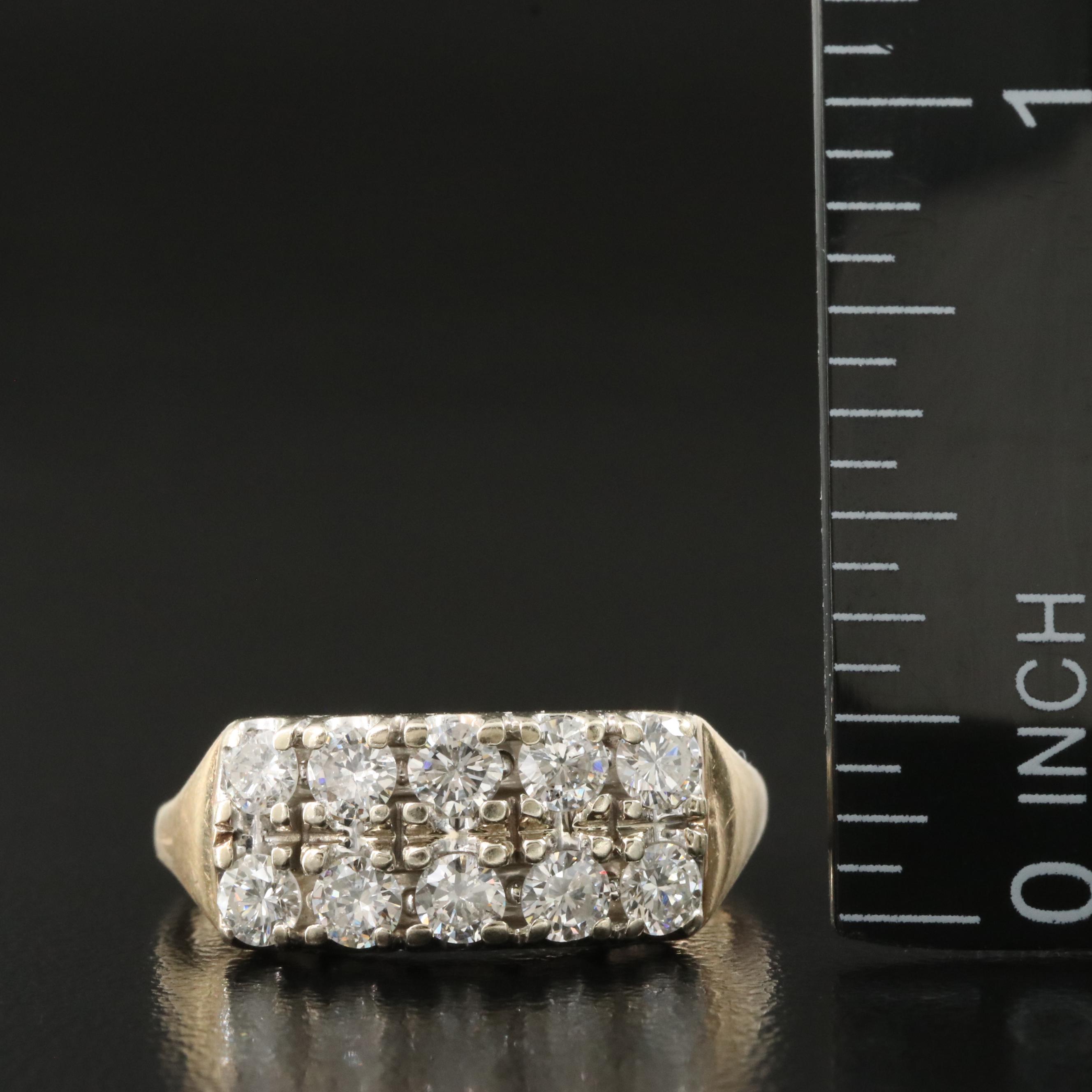 14K 0.80 CTW Diamond Ring