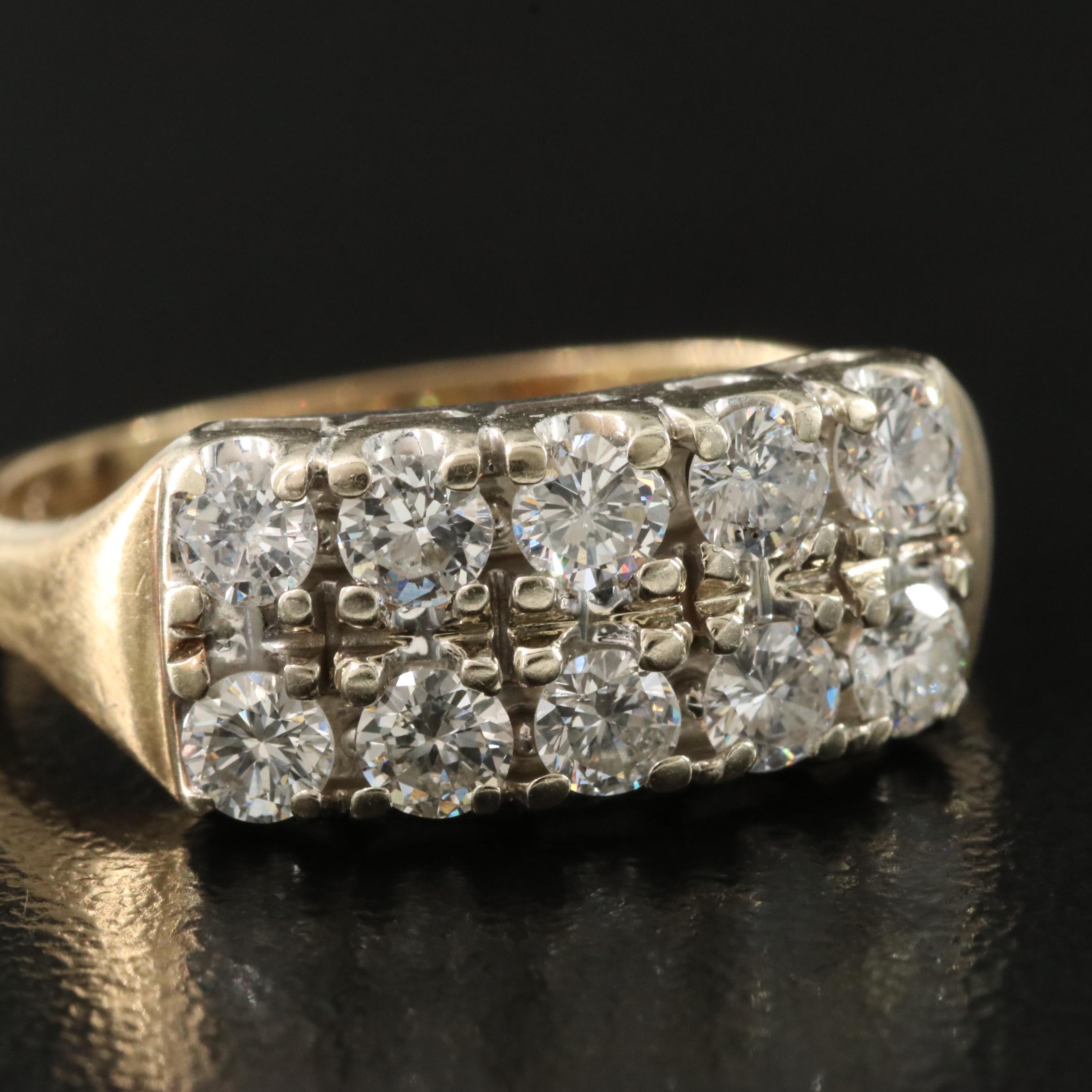 14K 0.80 CTW Diamond Ring