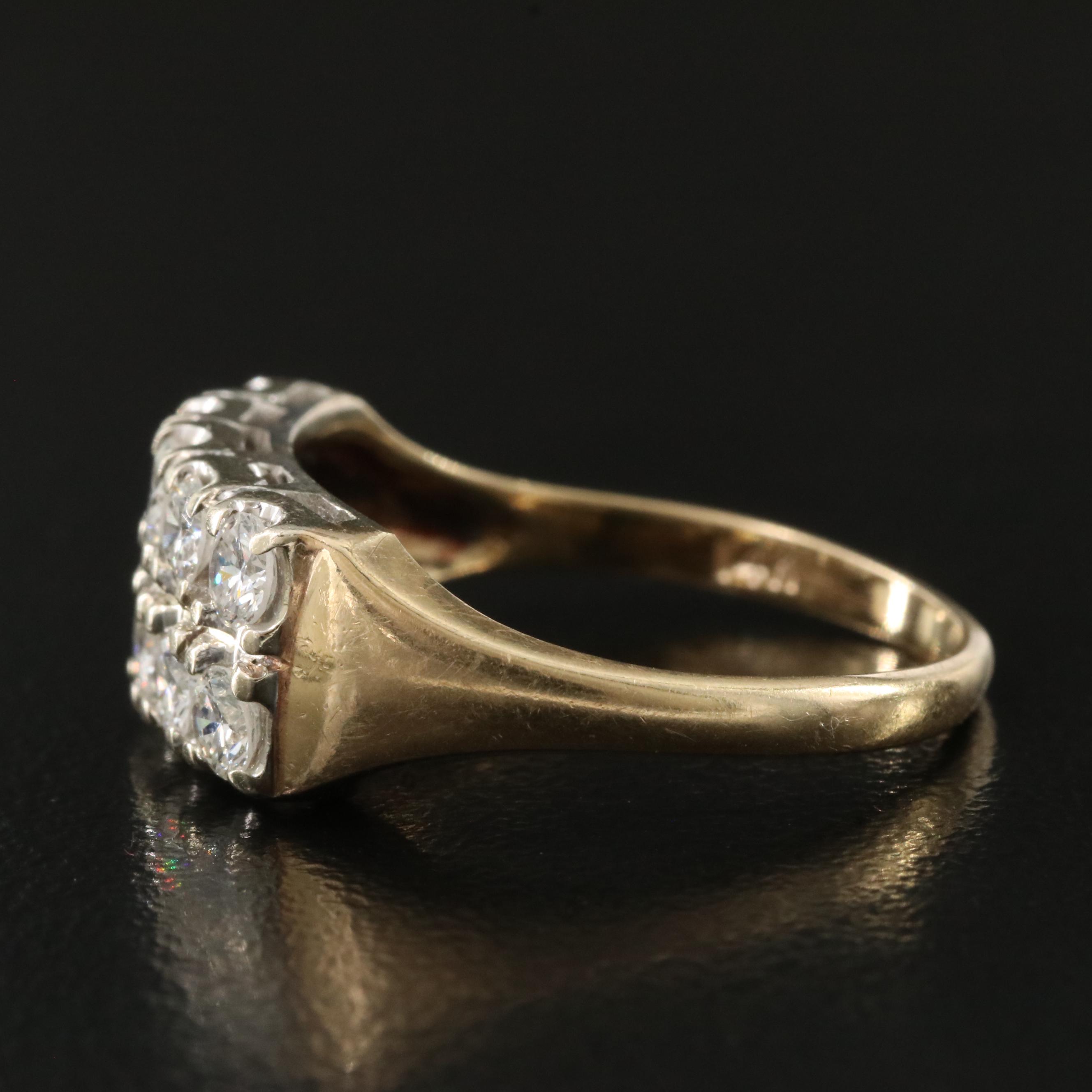 14K 0.80 CTW Diamond Ring