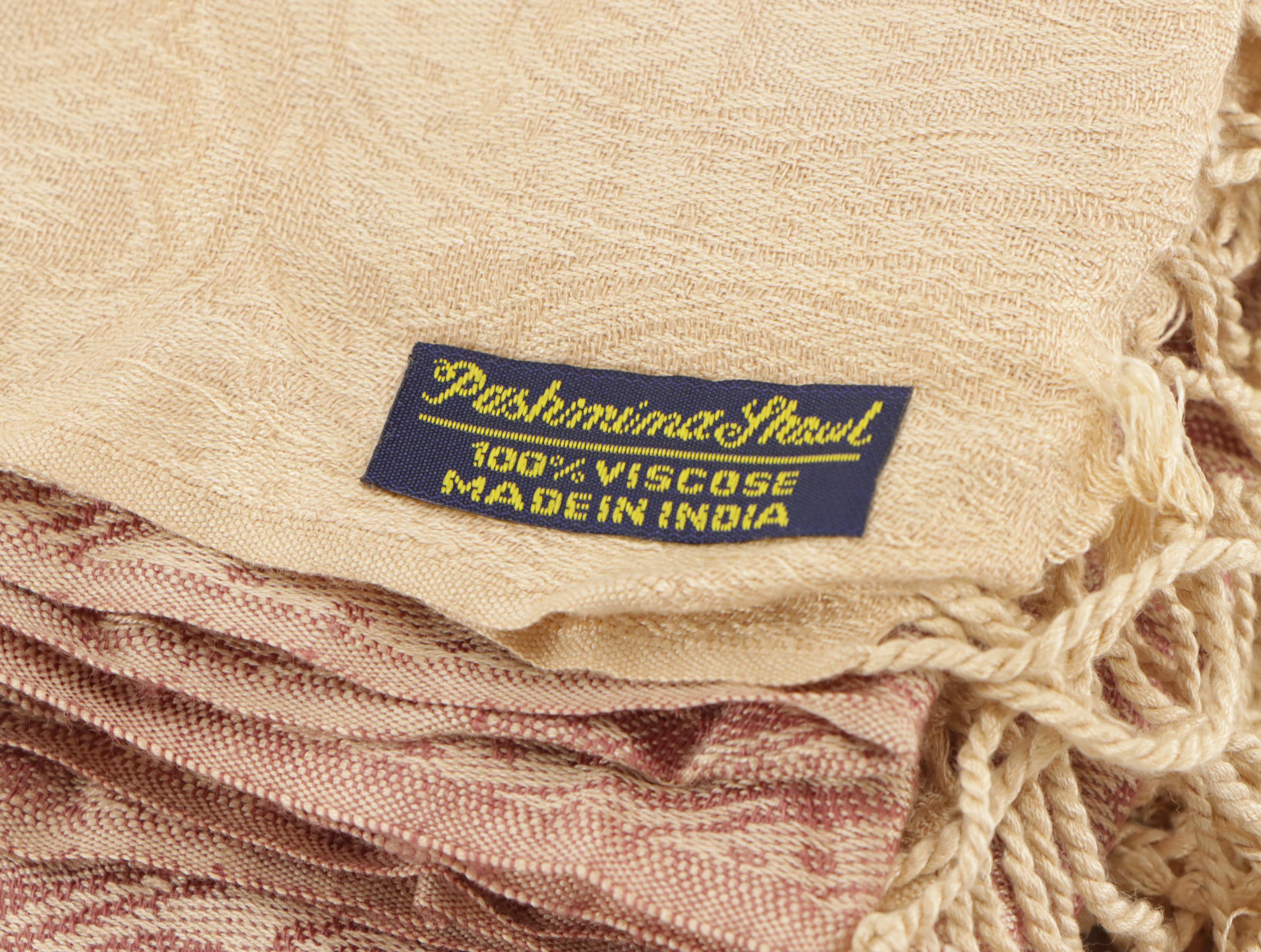 Pashmina Shawls, Cashmere/Silk Fringe Scarf and Monticello Printed Silk Scarf