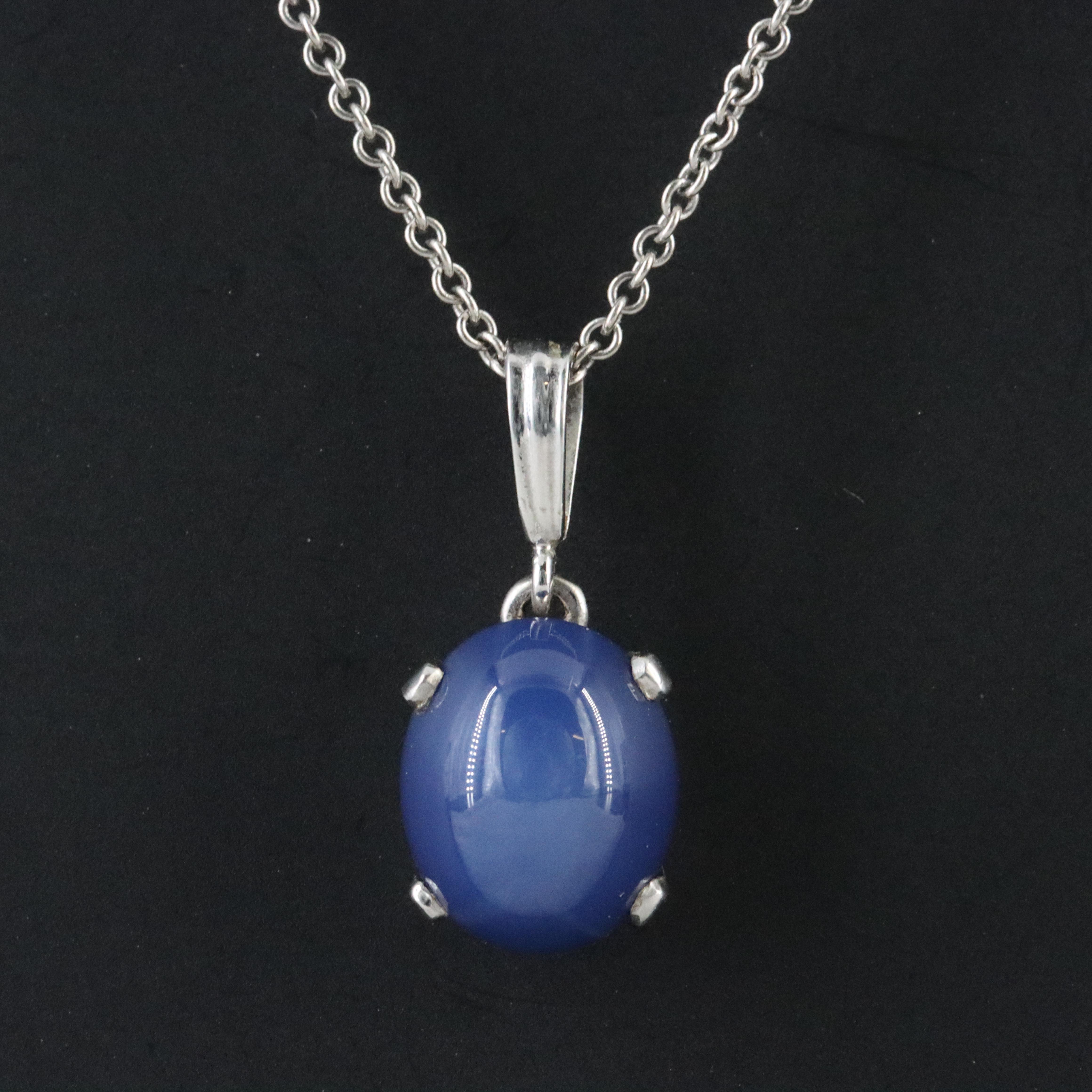 14K Star Sapphire Pendant Necklace