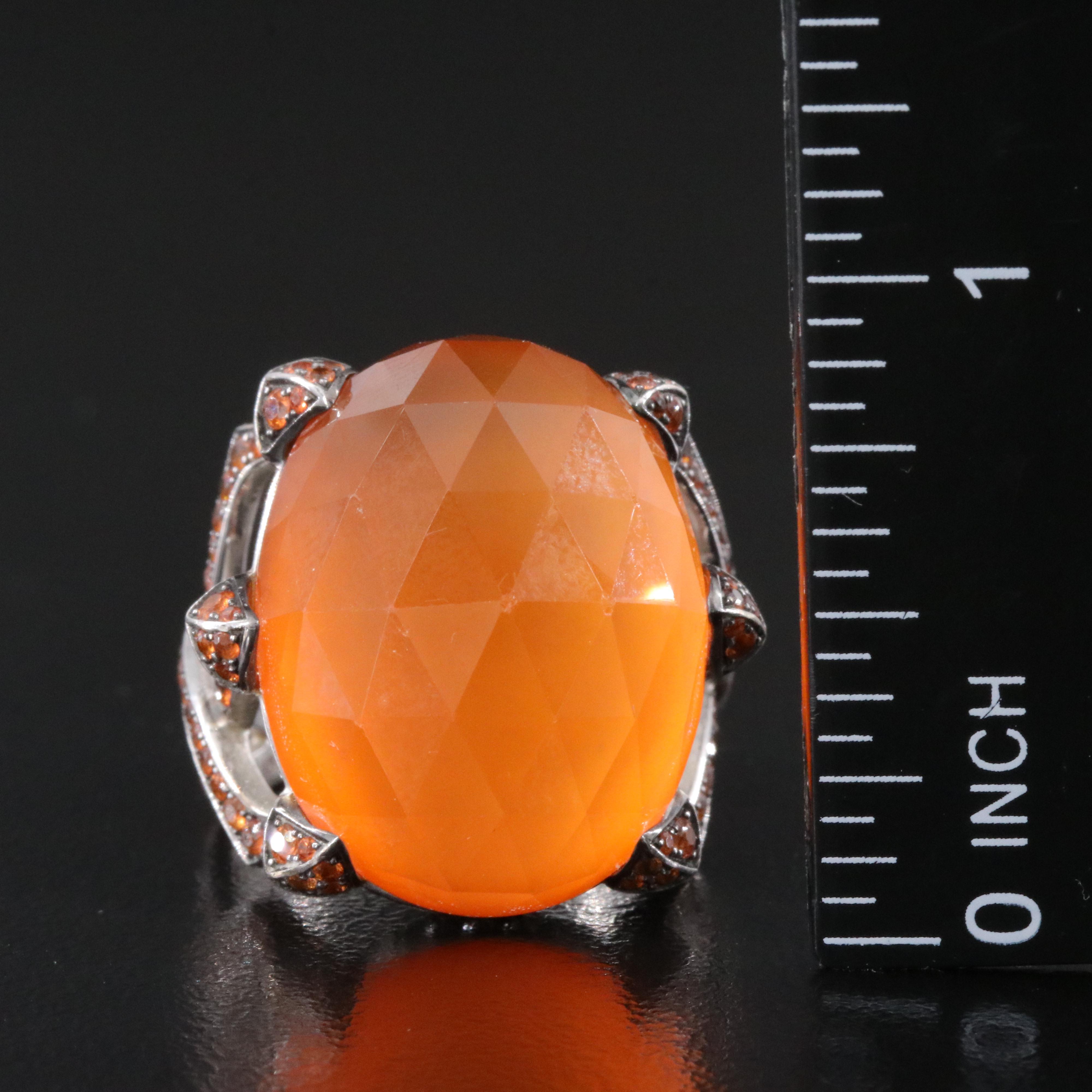 Stephen Webster 18K Quartz Doublet, Sapphire and Diamond Ring