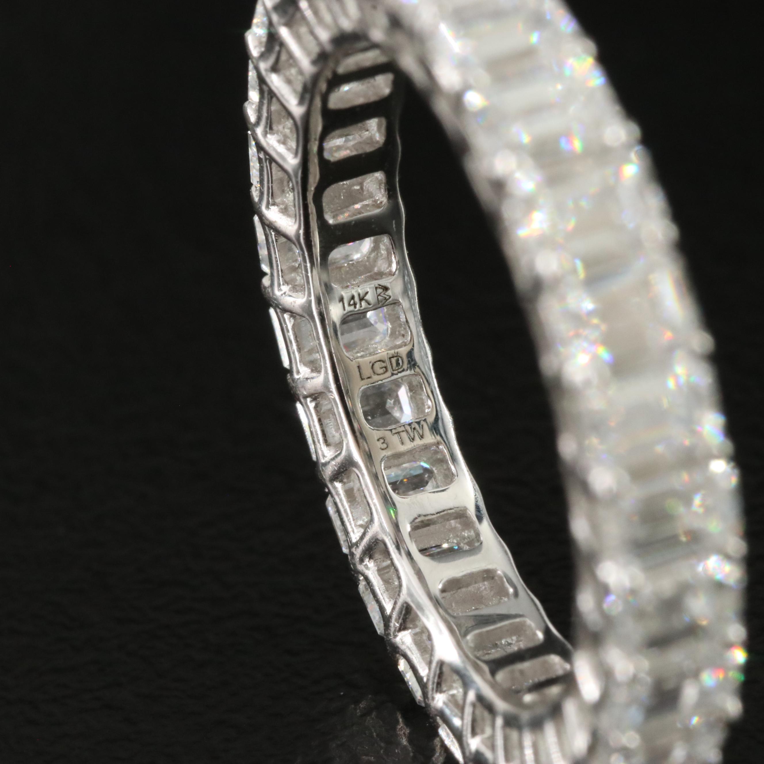 14K 3.00 CTW Lab Grown Diamond Eternity Band