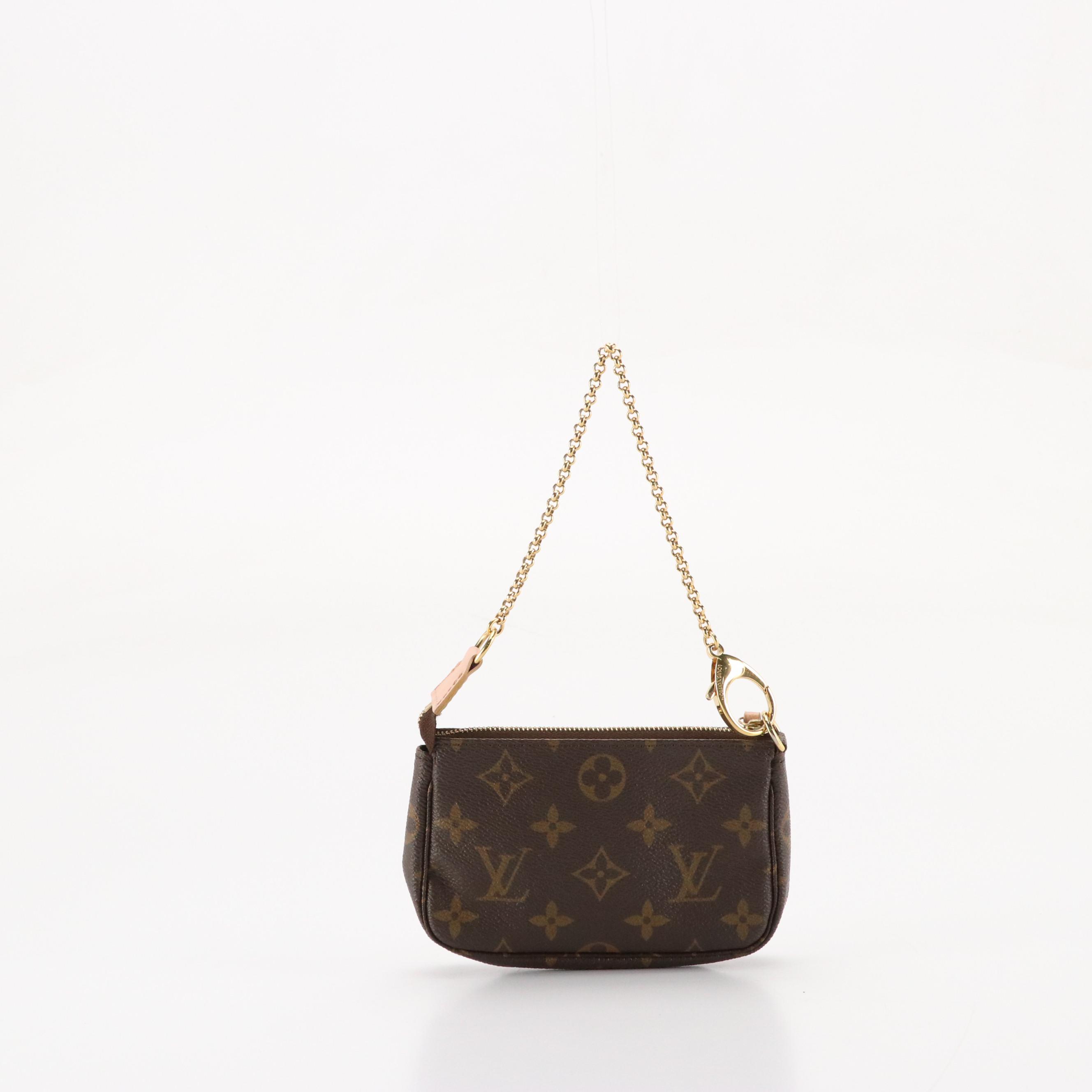 Louis Vuittion '1 Rue Scribe' Monogram Canvas Mini Accessories Pochette Bag